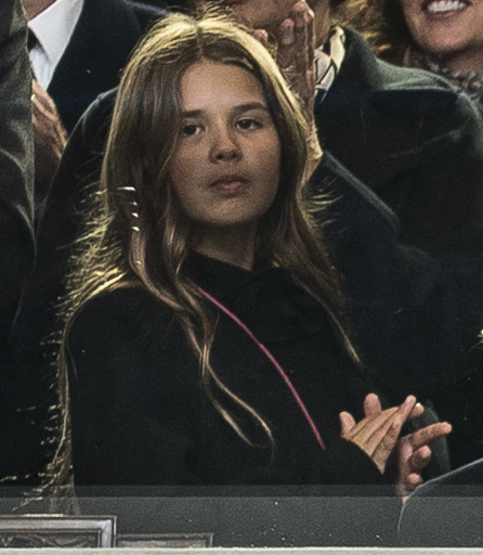 Kai Trump at Inaugural parade presidential review stand 01 20 17