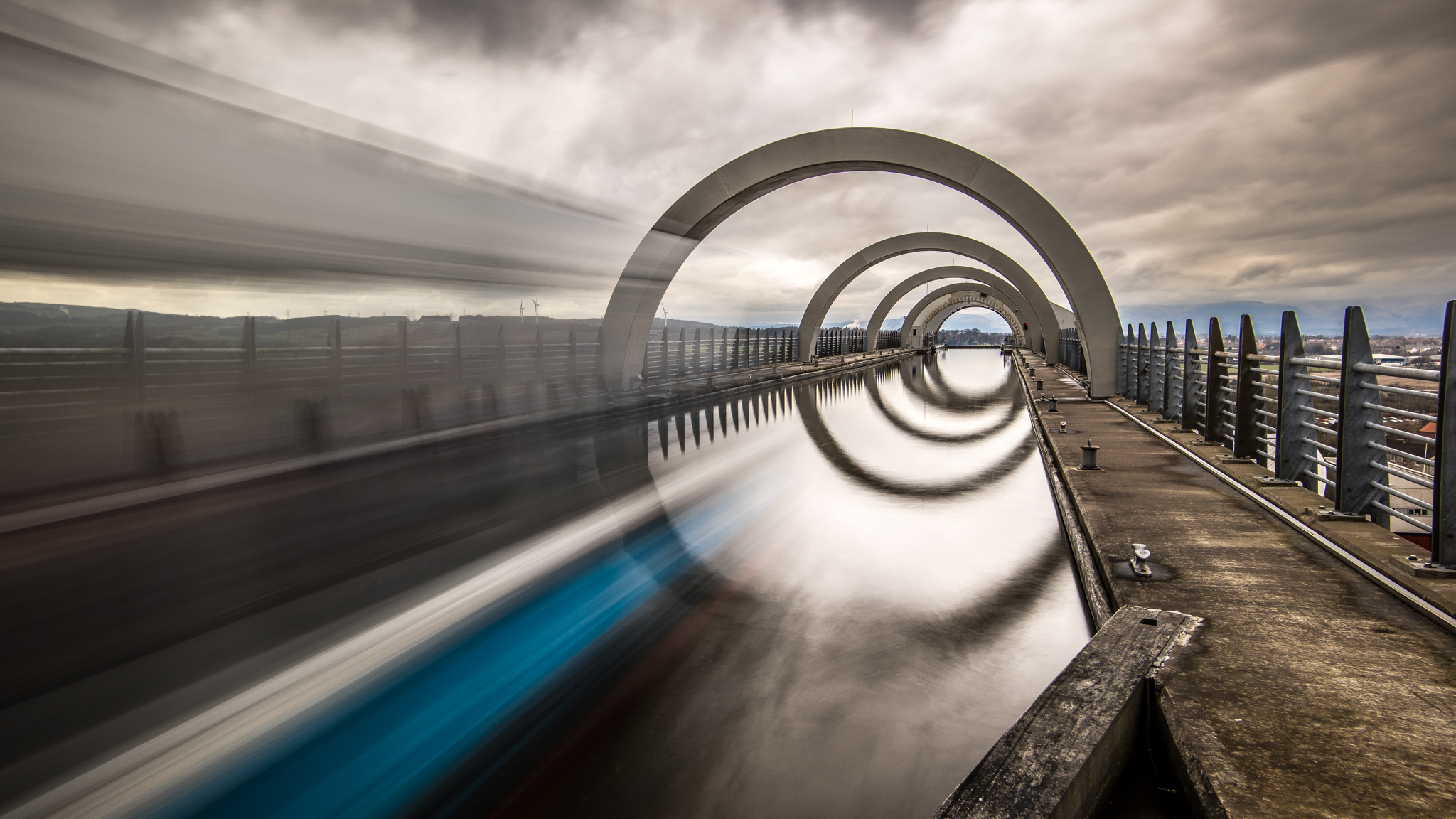 The Falkirk wheel, Falkirk, Scotland, United Kingdom