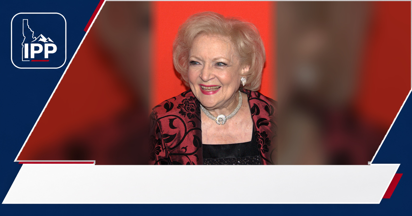 Betty White featured editorial graphic