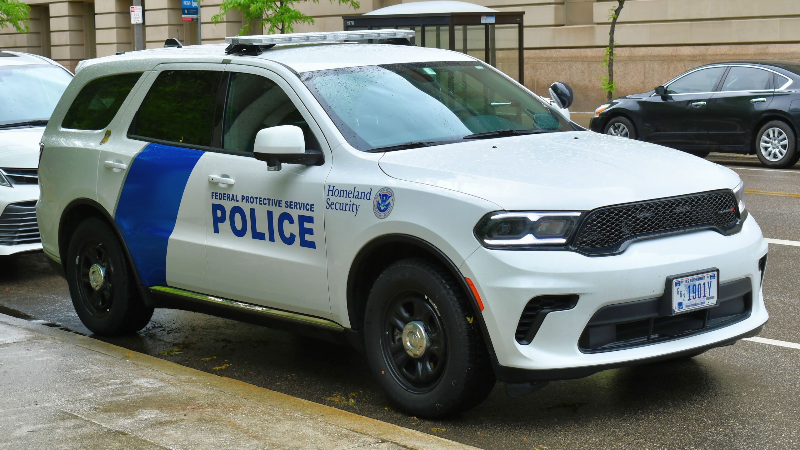 Department of Homeland Security Federal Protective Services Police Dodge Durango USA