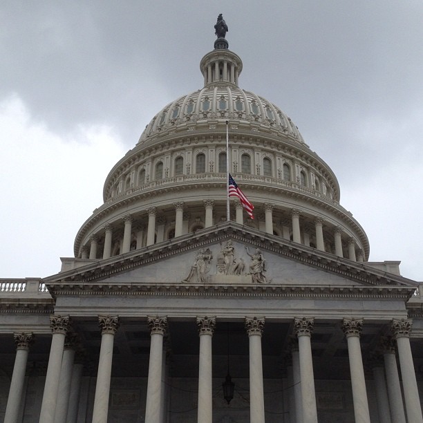 Capitol flag at half staff (2012)