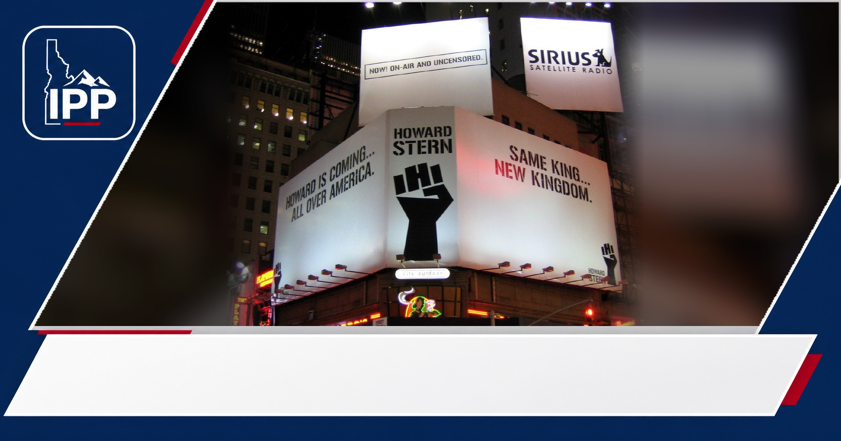 Howard Stern featured editorial graphic