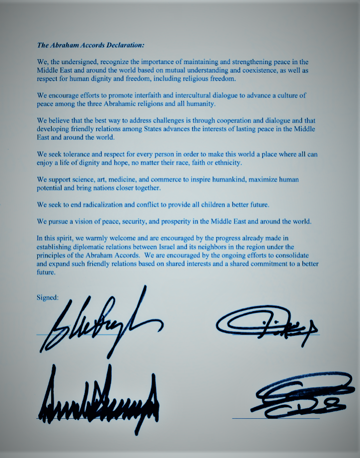 The Abraham Accords Declaration