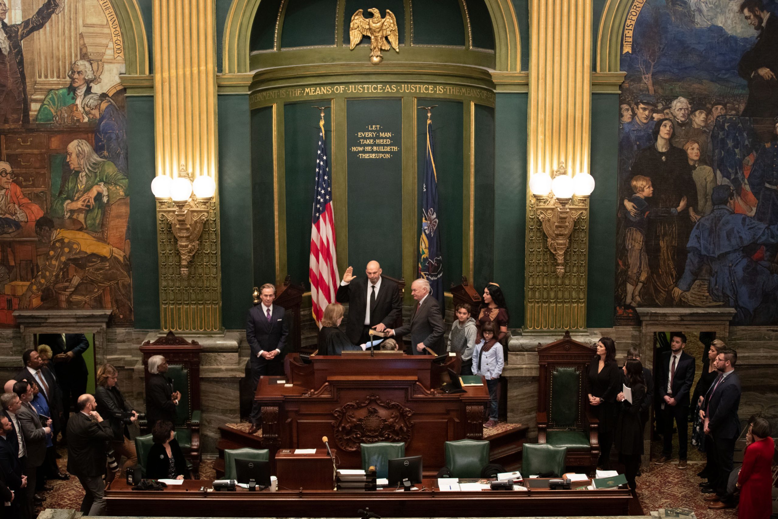 2019 Inauguration of Governor Tom Wolf and Lieutenant Governor John Fetterman (39788099063)