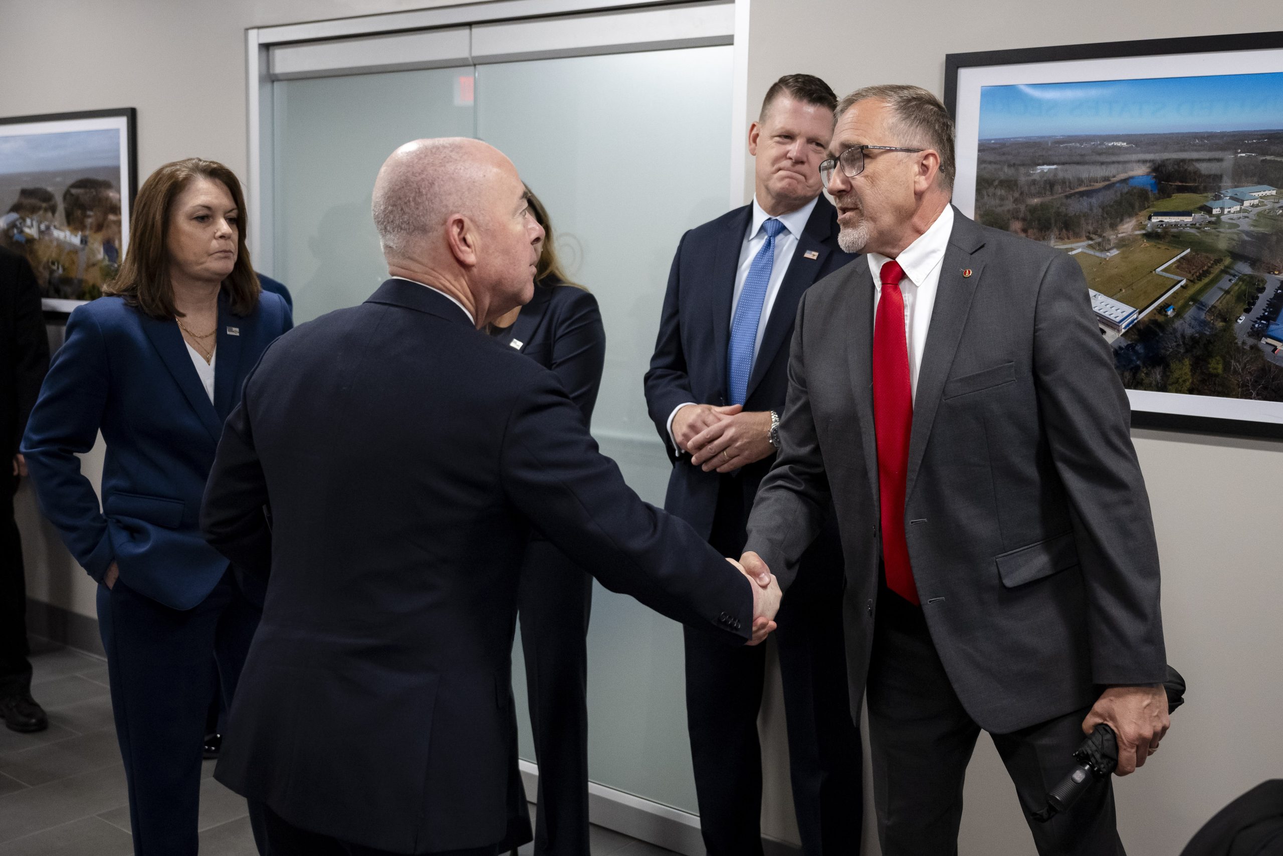 Department Homeland Security Secretary Alejandro Mayorkas attends the United States Secret Service Wall of Honor Ceremony 4
