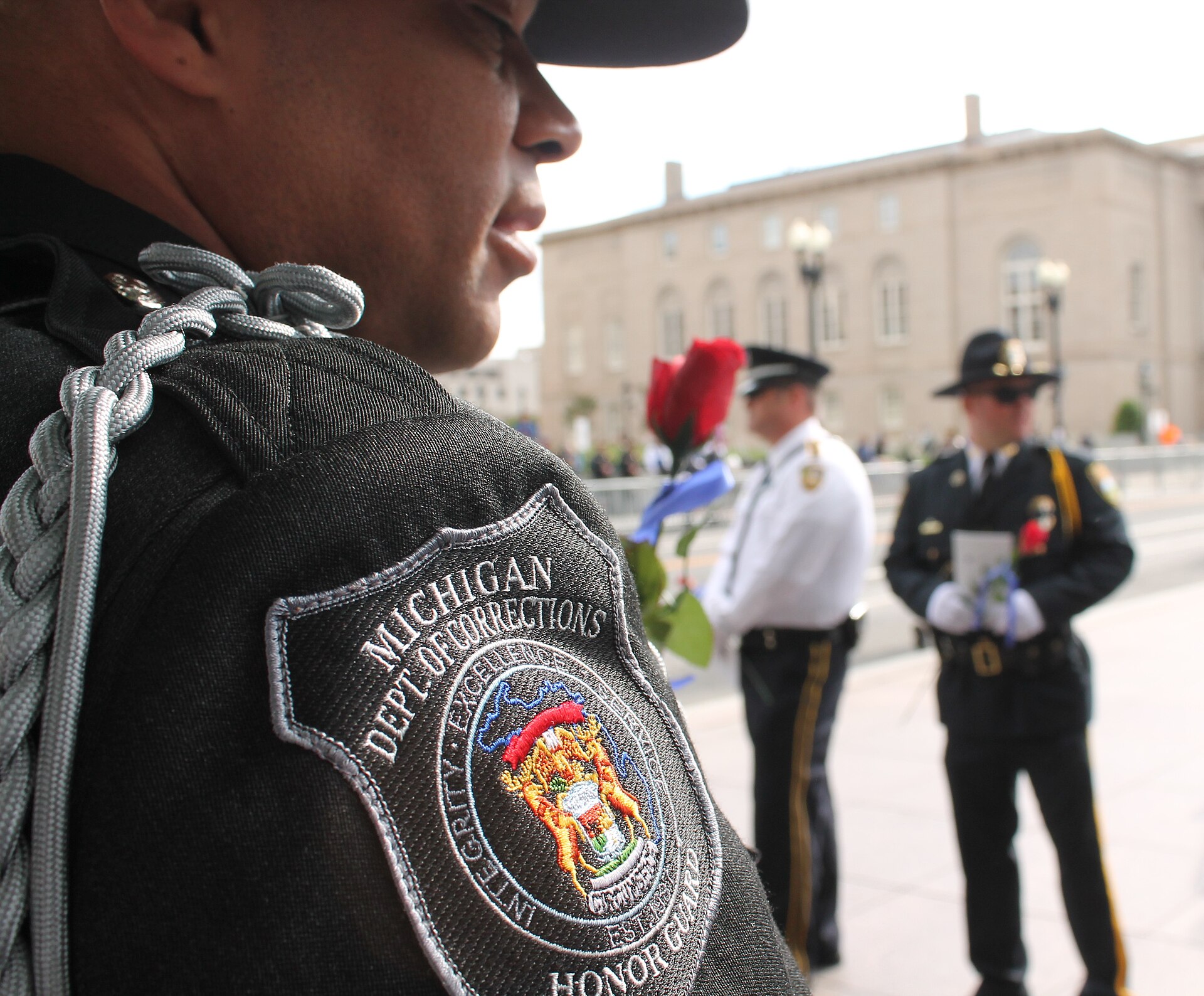 Michigan Department of Corrections Honor Guard in DC May 2015 (18292147281)
