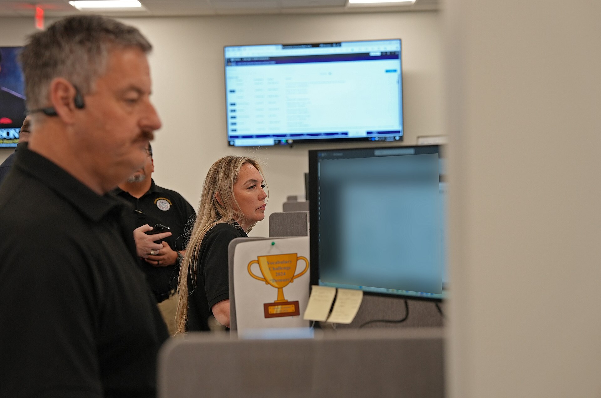 U.S. Customs and Border Protection at the Emergency Operations Center prepare to support the 2025 Presidential Inauguration, January 16, 2025 8