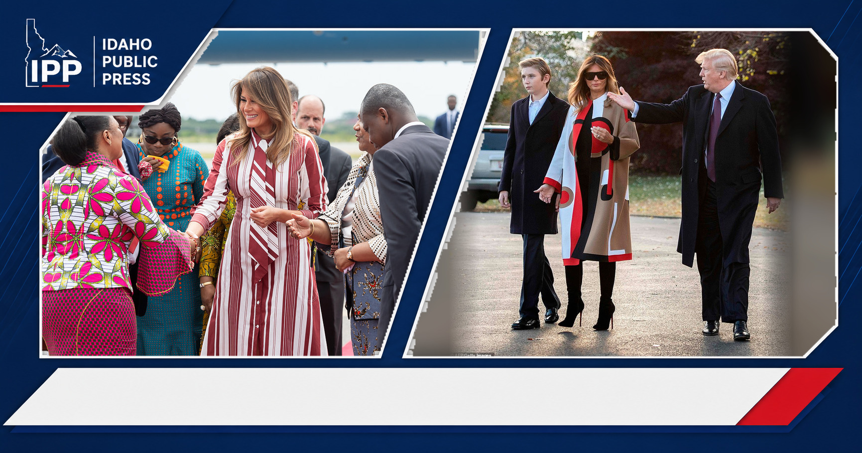 Melania Trump and Barron Trump featured editorial graphic