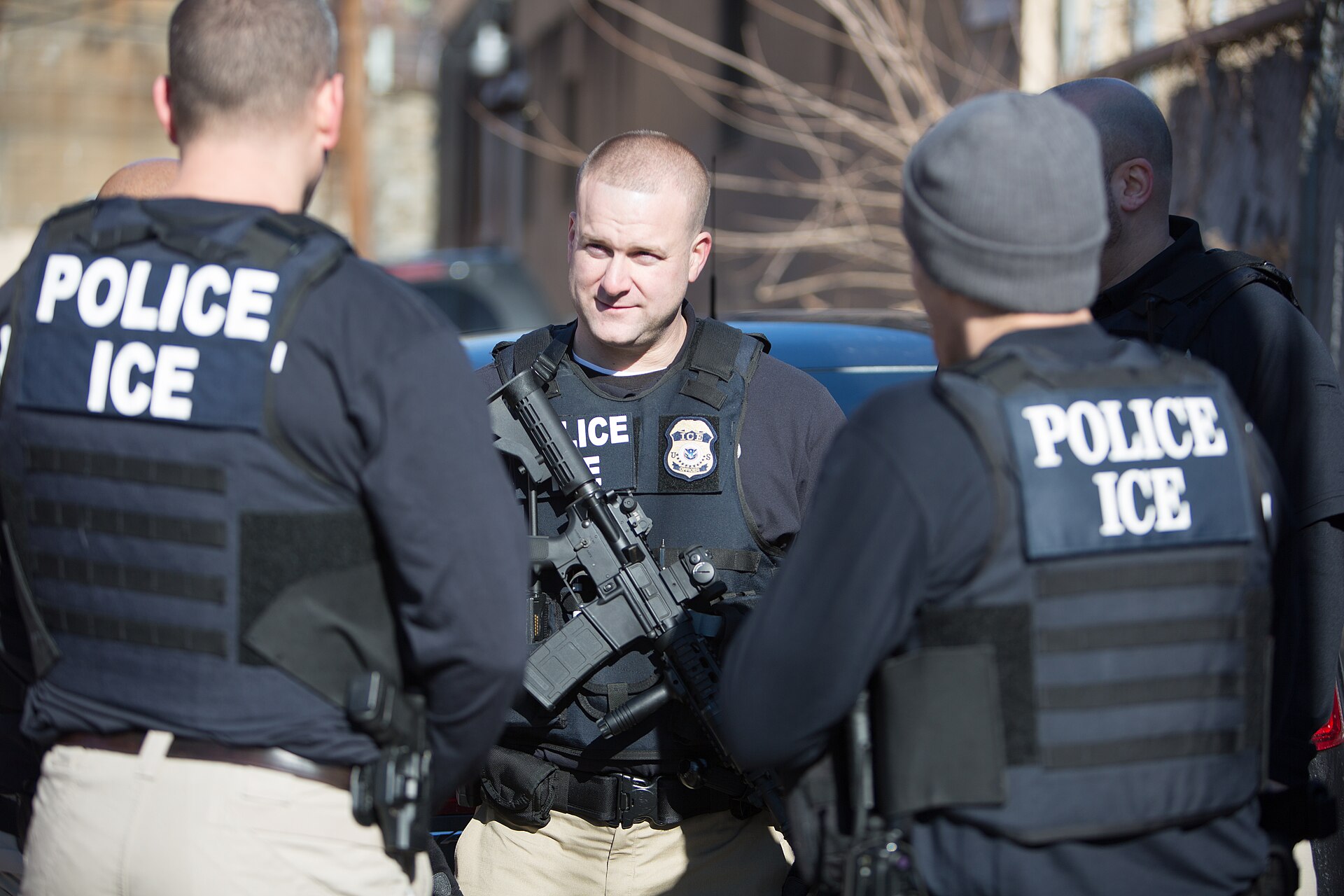 ICE ERO officers pose for a photo in Philadelphia, Pennsylvania (50044708306)