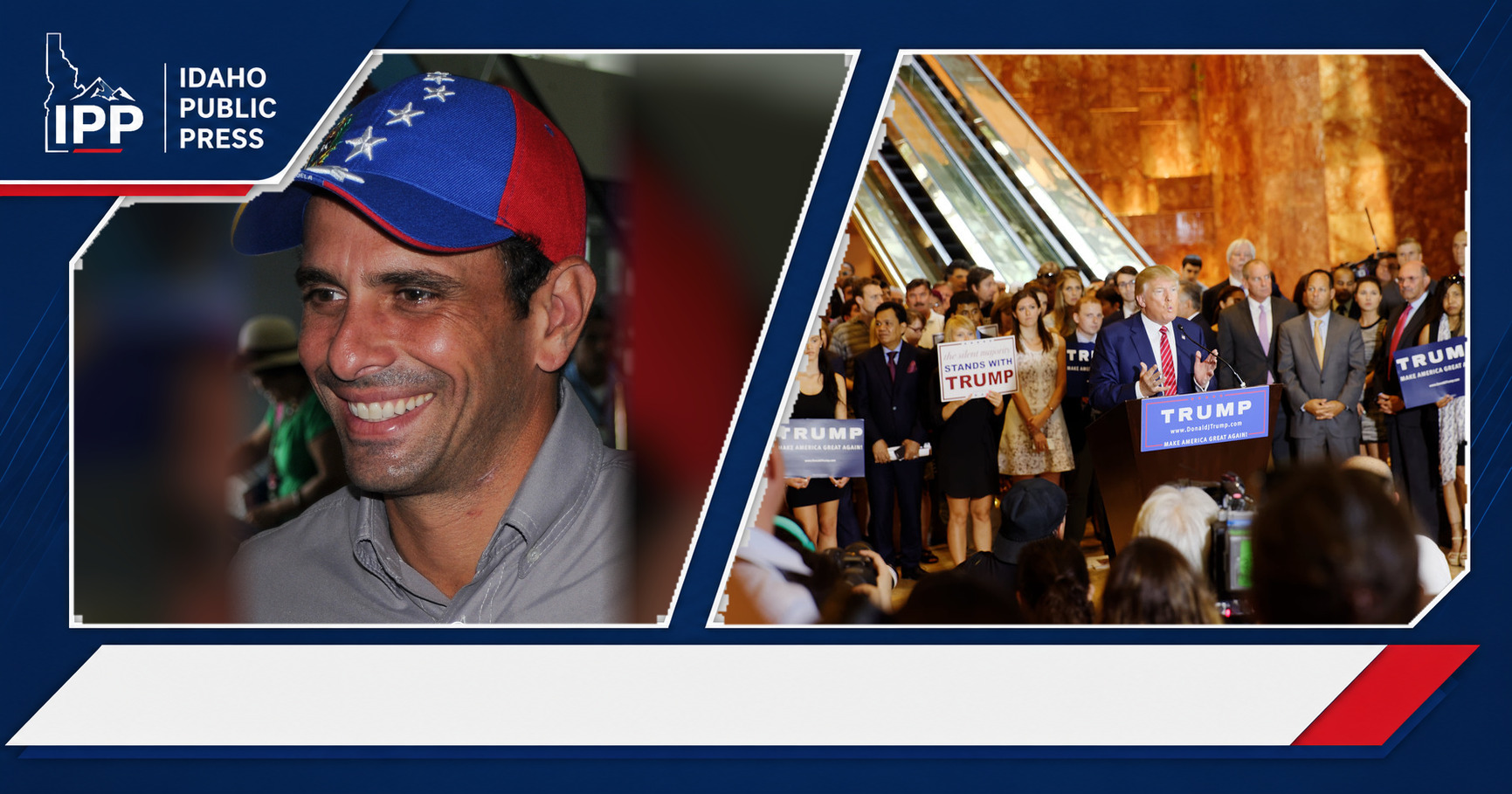 Henrique Capriles and Donald Trump featured editorial graphic