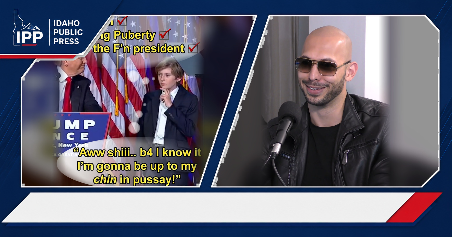 Barron Trump and Andrew Tate featured editorial graphic