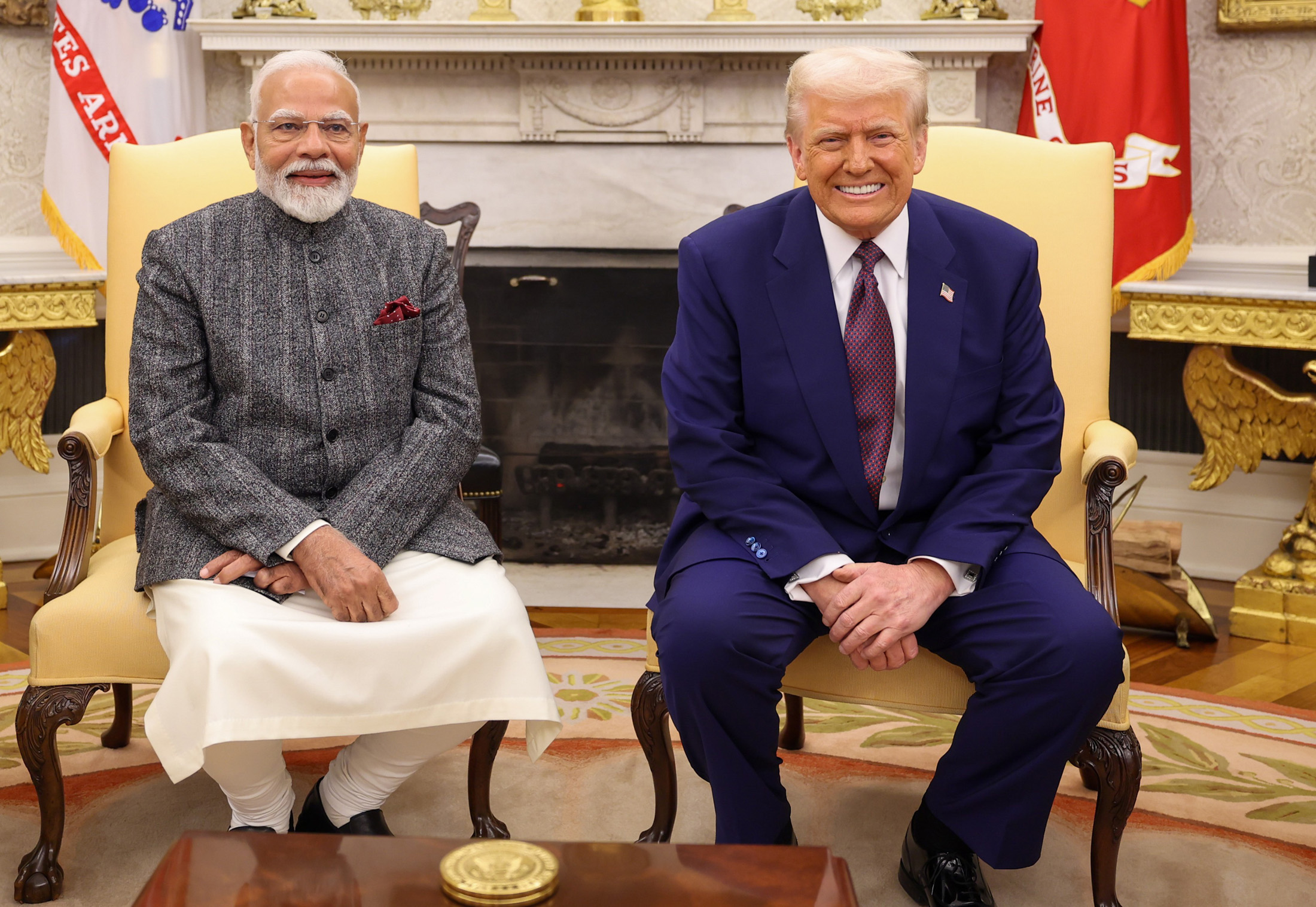 President Donald Trump and Prime Minister Narendra Modi at the White House
