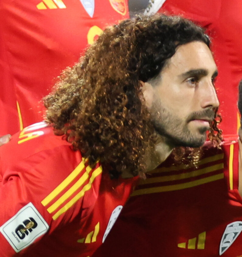 Spain football team in 202 (Marc Cucurella)