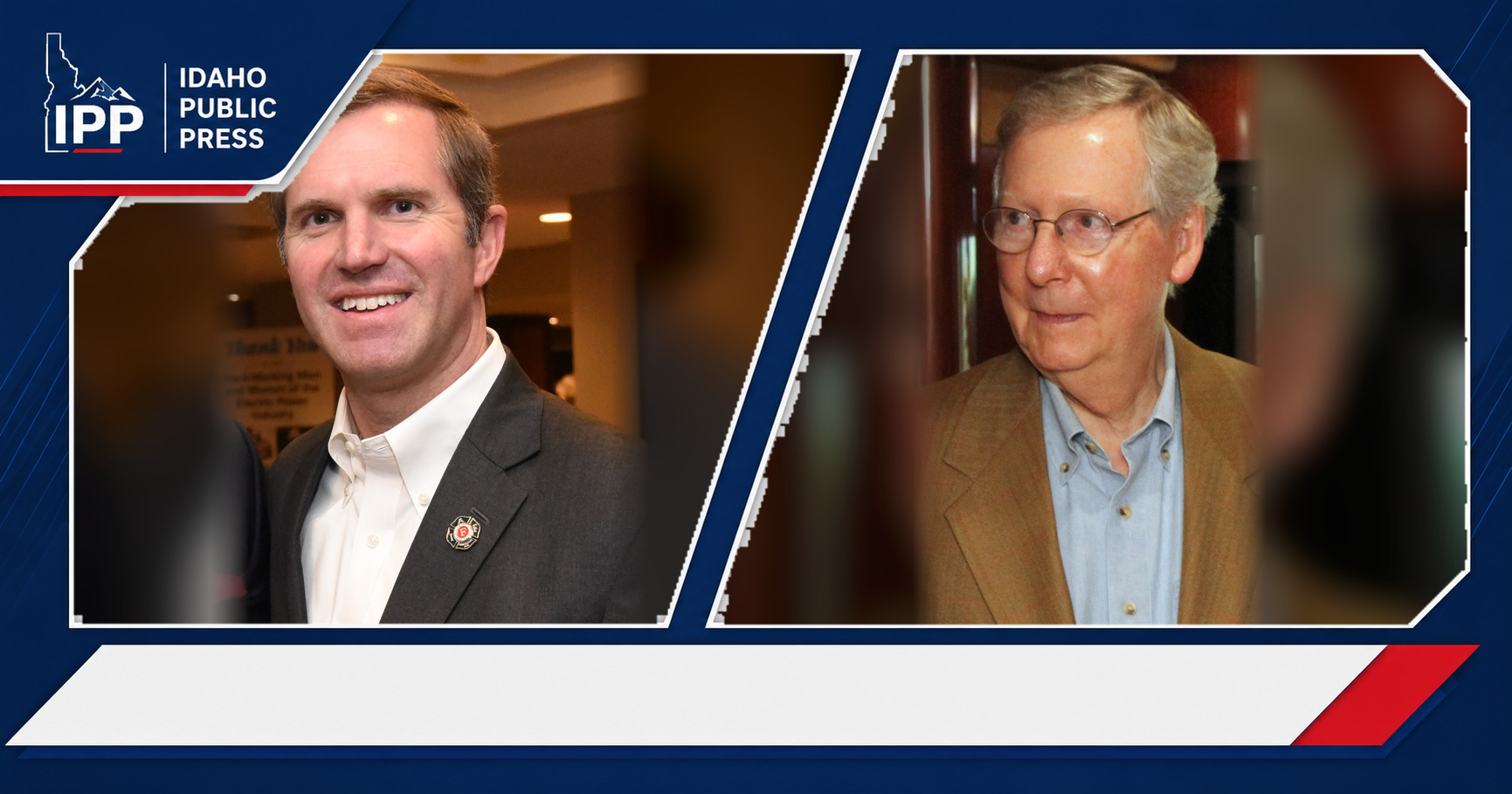 Andy Beshear and Mitch McConnell featured editorial graphic
