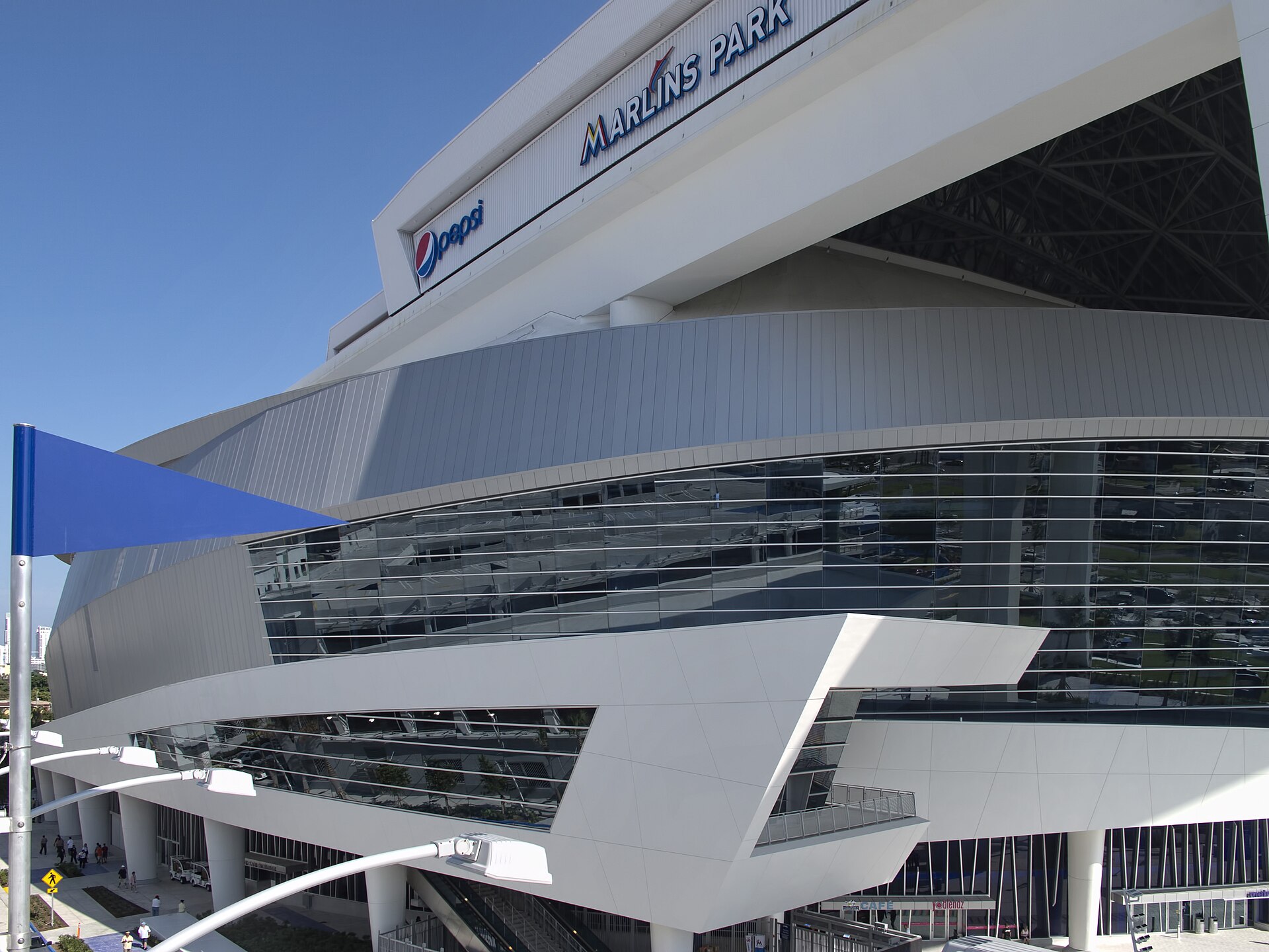 Marlins Park north side
