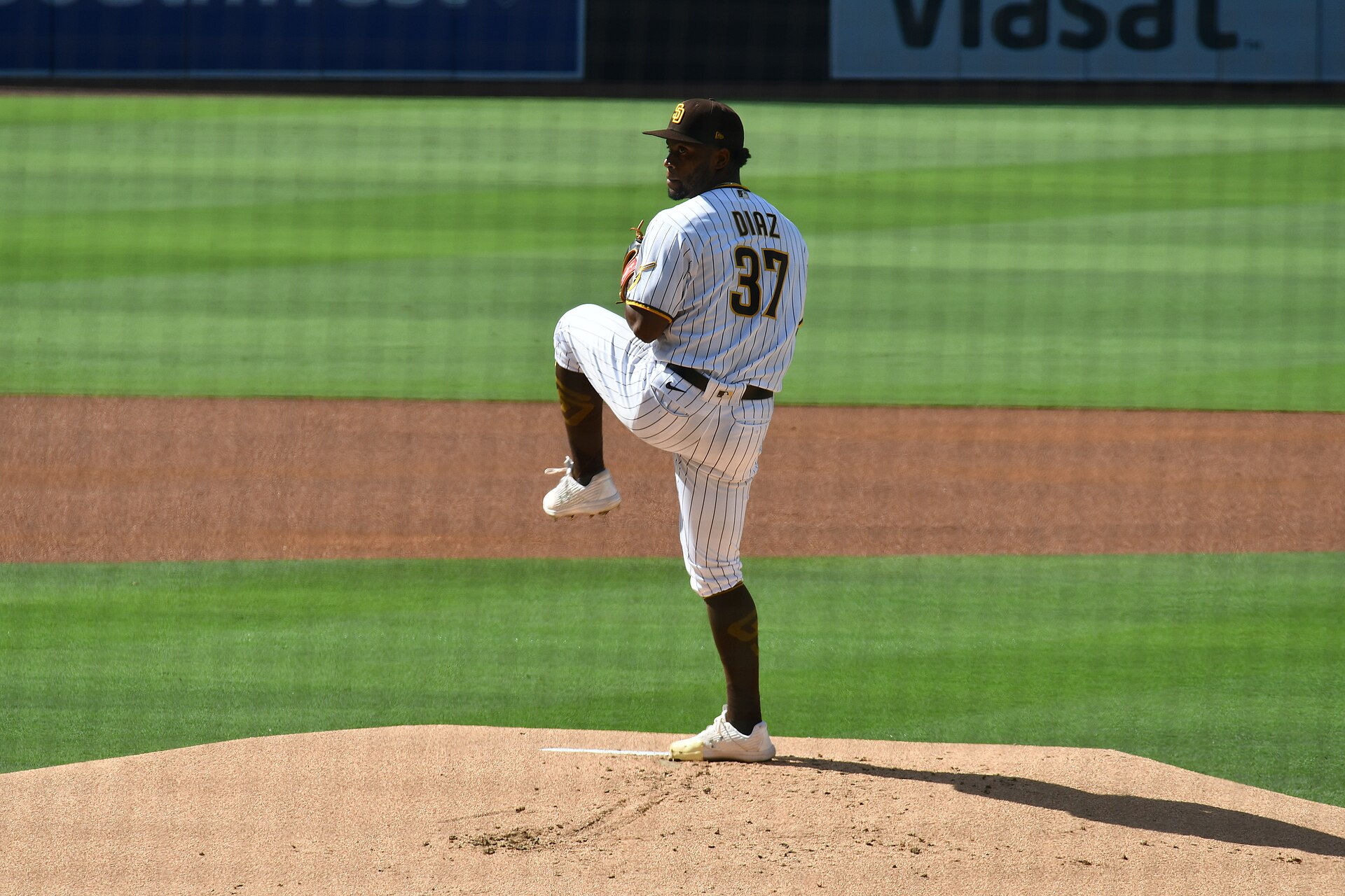 Miguel Díaz pitching 6.19.21