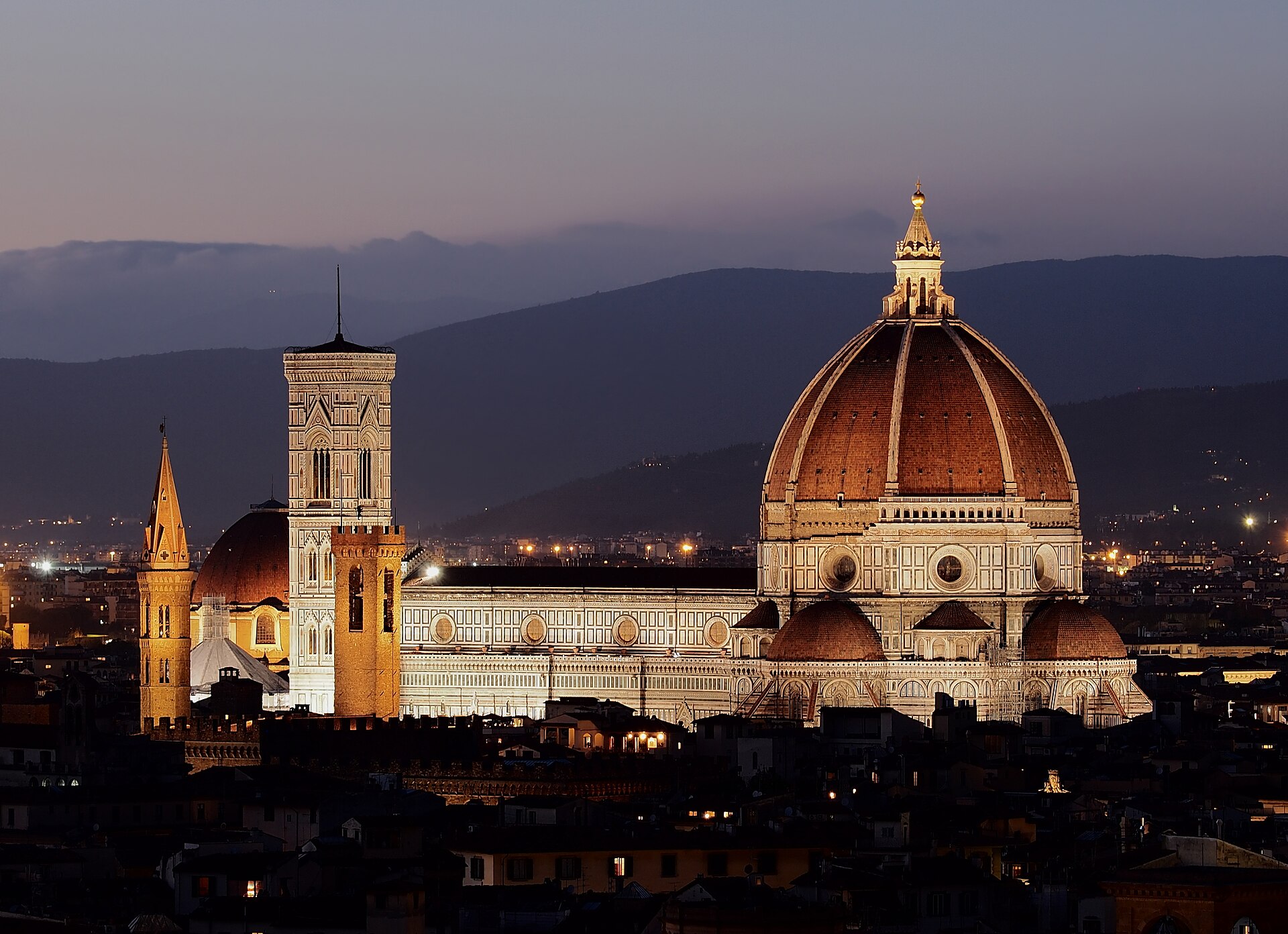 Florence Duomo from Michelangelo hill