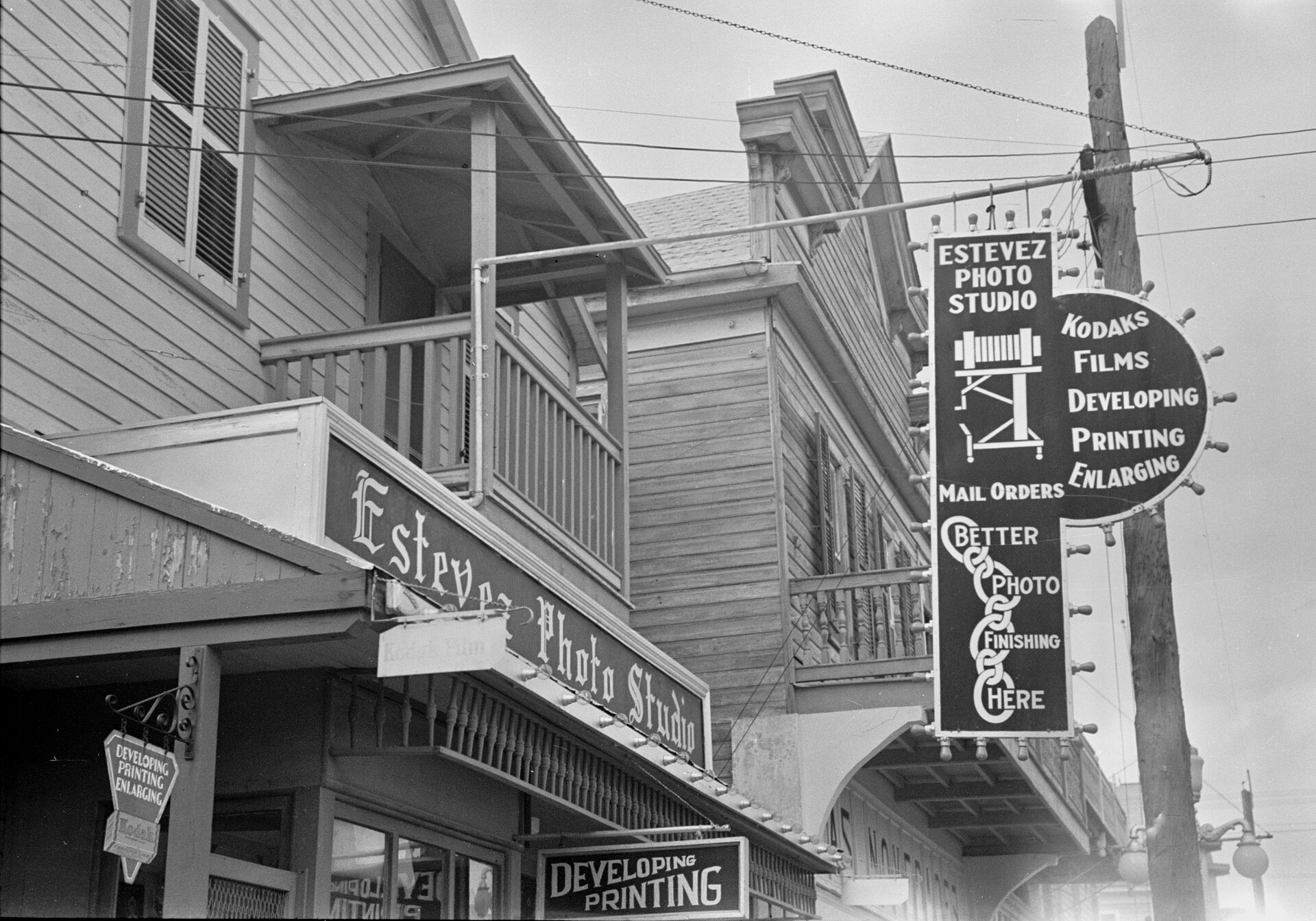 Estevez Photo Studio, Key West Florida, 1938