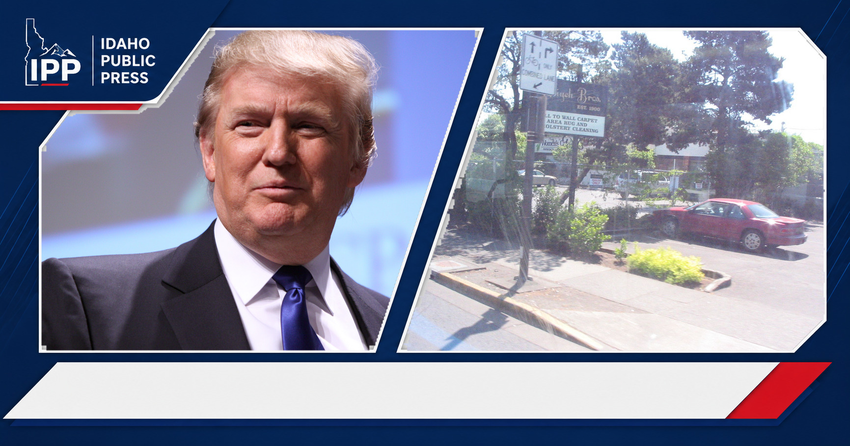 Donald Trump and Republican governor featured editorial graphic