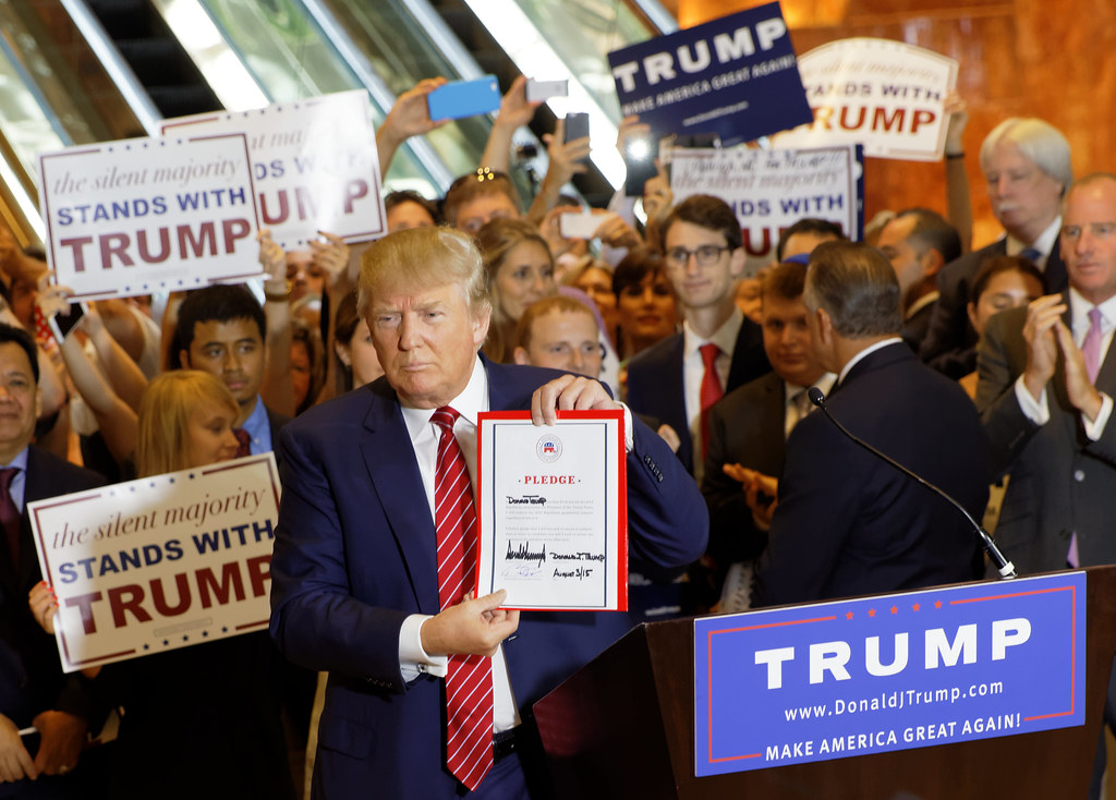 Donald Trump Signs The Pledge