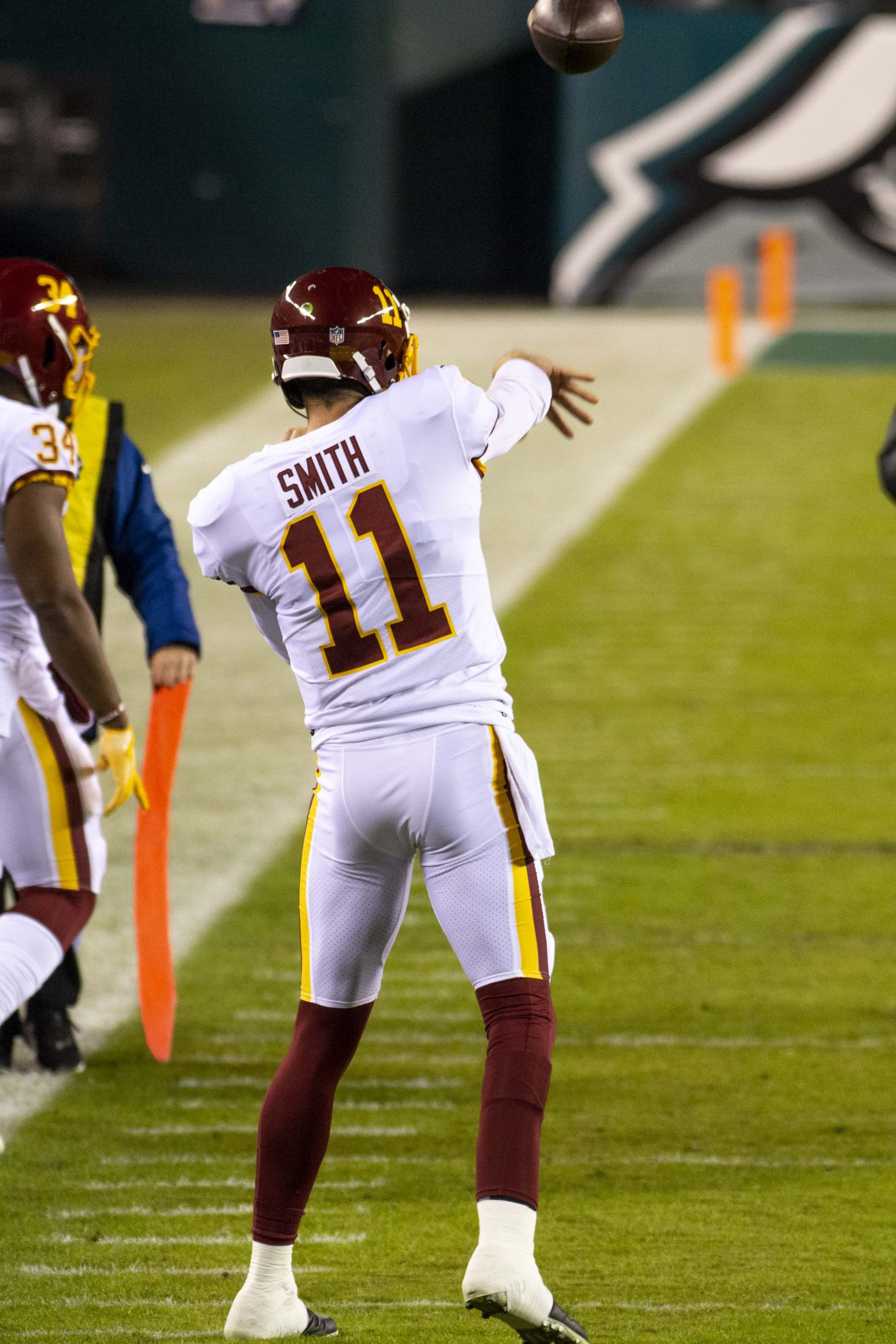 Alex Smith practice throw