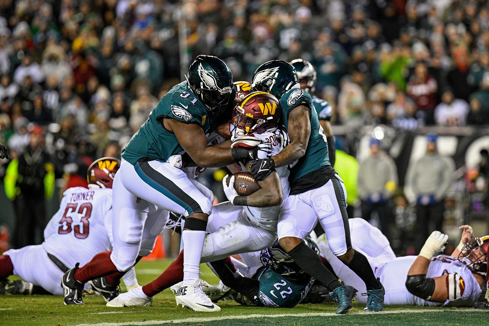 Washington Commanders vs Philadelphia Eagles, 2022