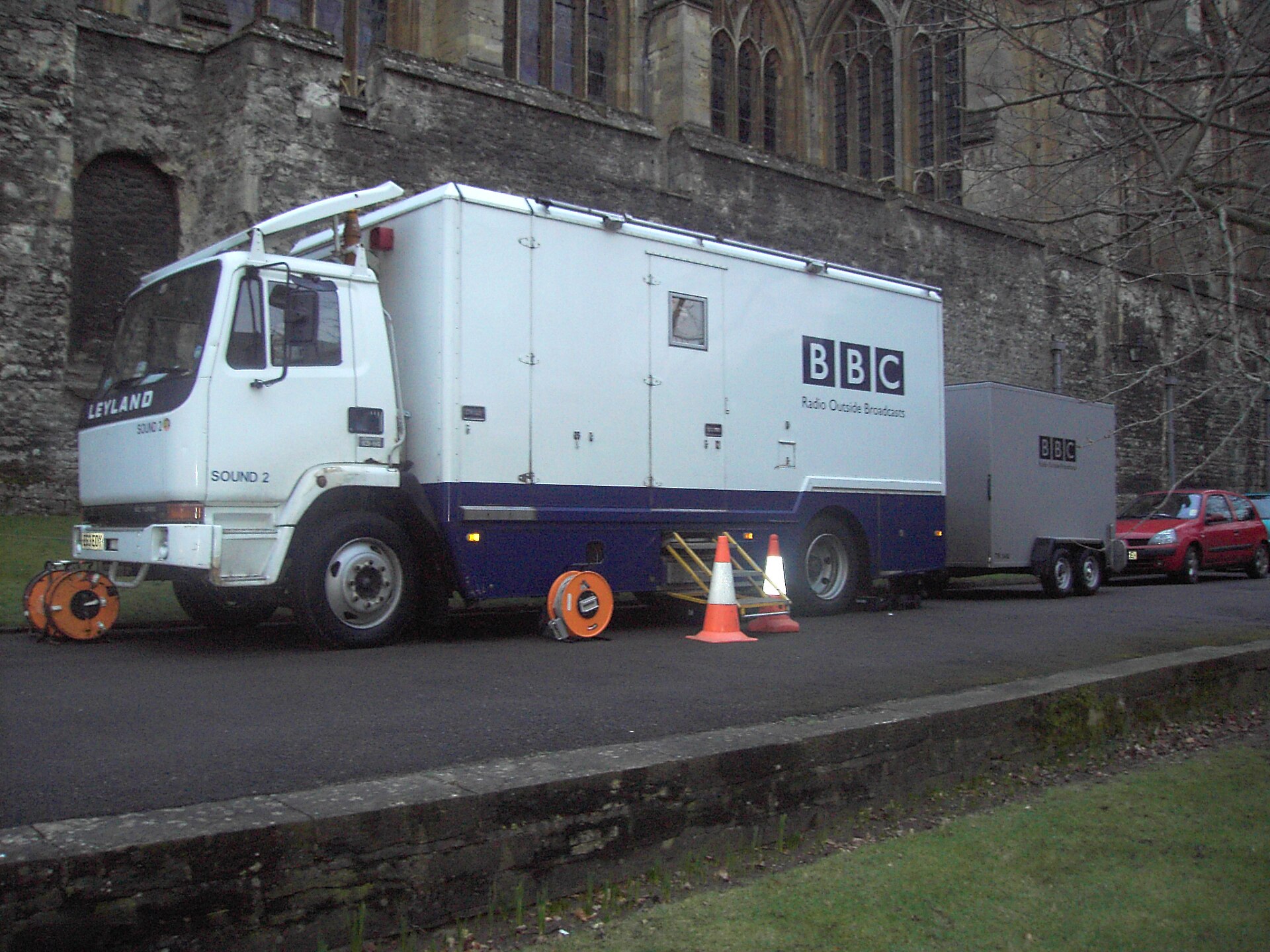 Outside broadcast van
