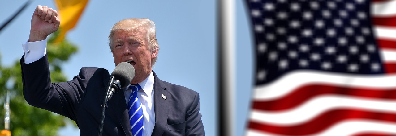 trump, president, usa, america, flag, banner, union jack, donald trump, republican, politics, presidency, speech, british flag, politician