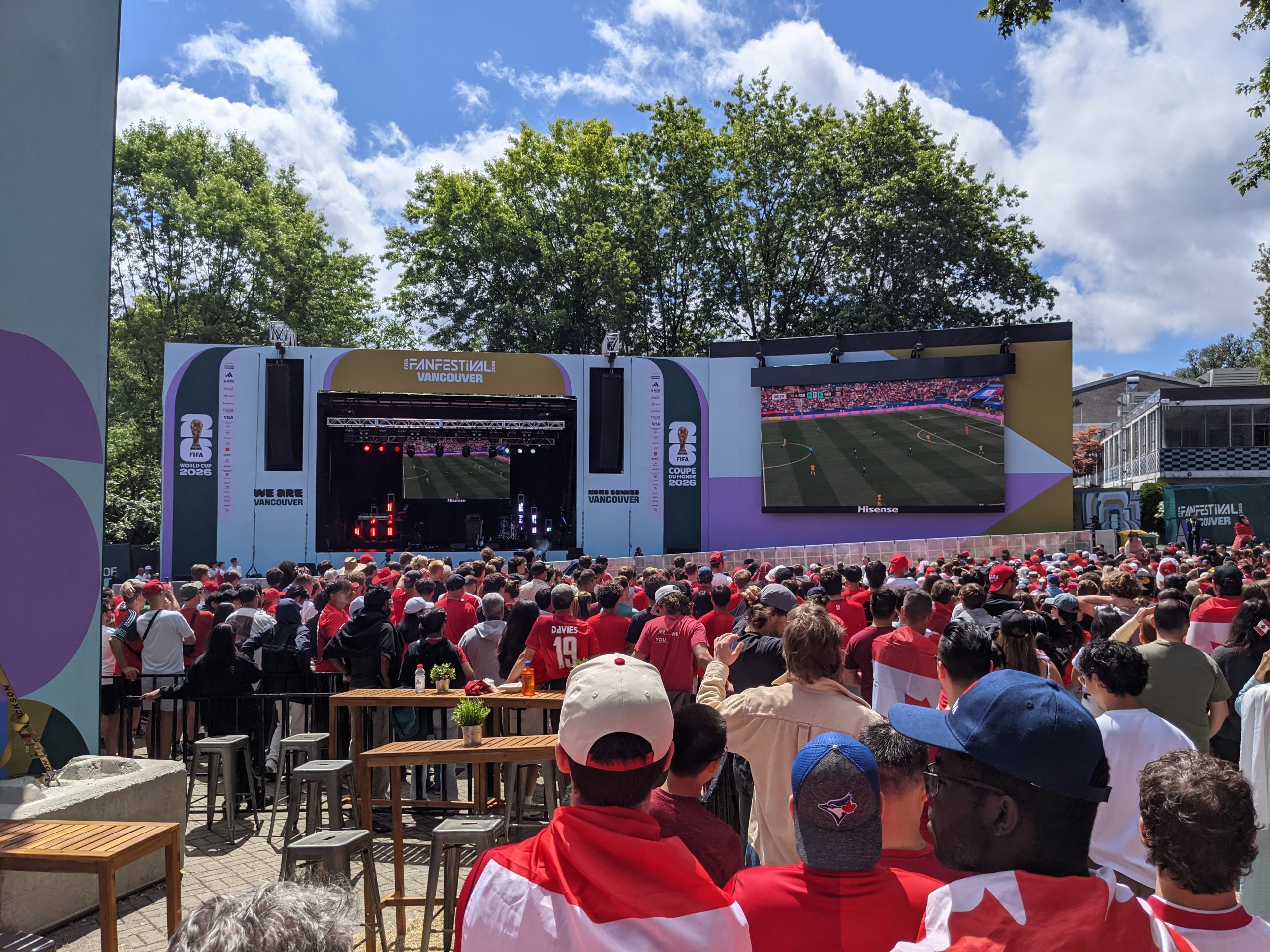 2026 FIFA World Cup at Vancouver Fan Festival