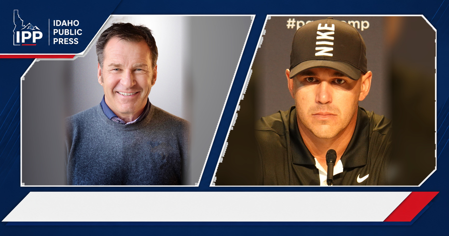 Sir Nick Faldo and Brooks Koepka featured editorial graphic