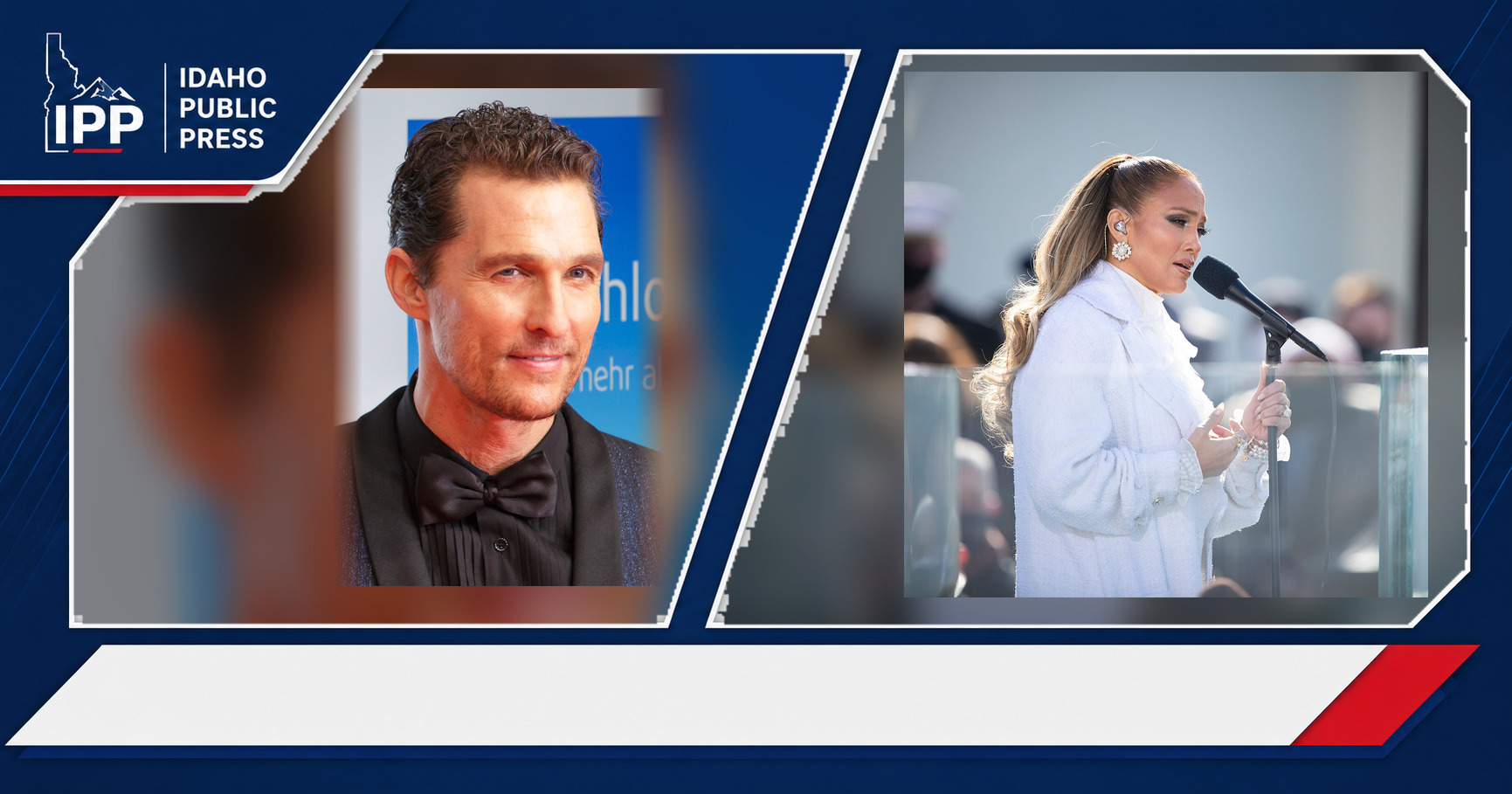 Matthew McConaughey and Jennifer Lopez featured editorial graphic