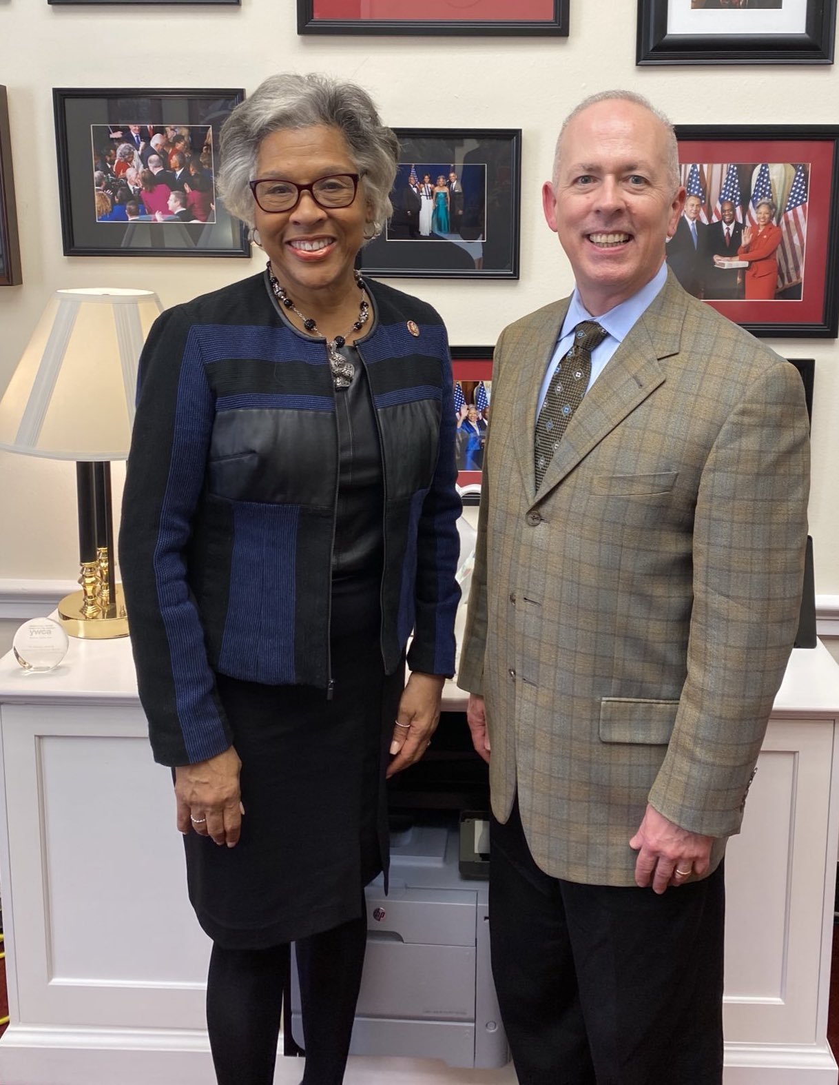 Joyce Beatty with Mike Abrams