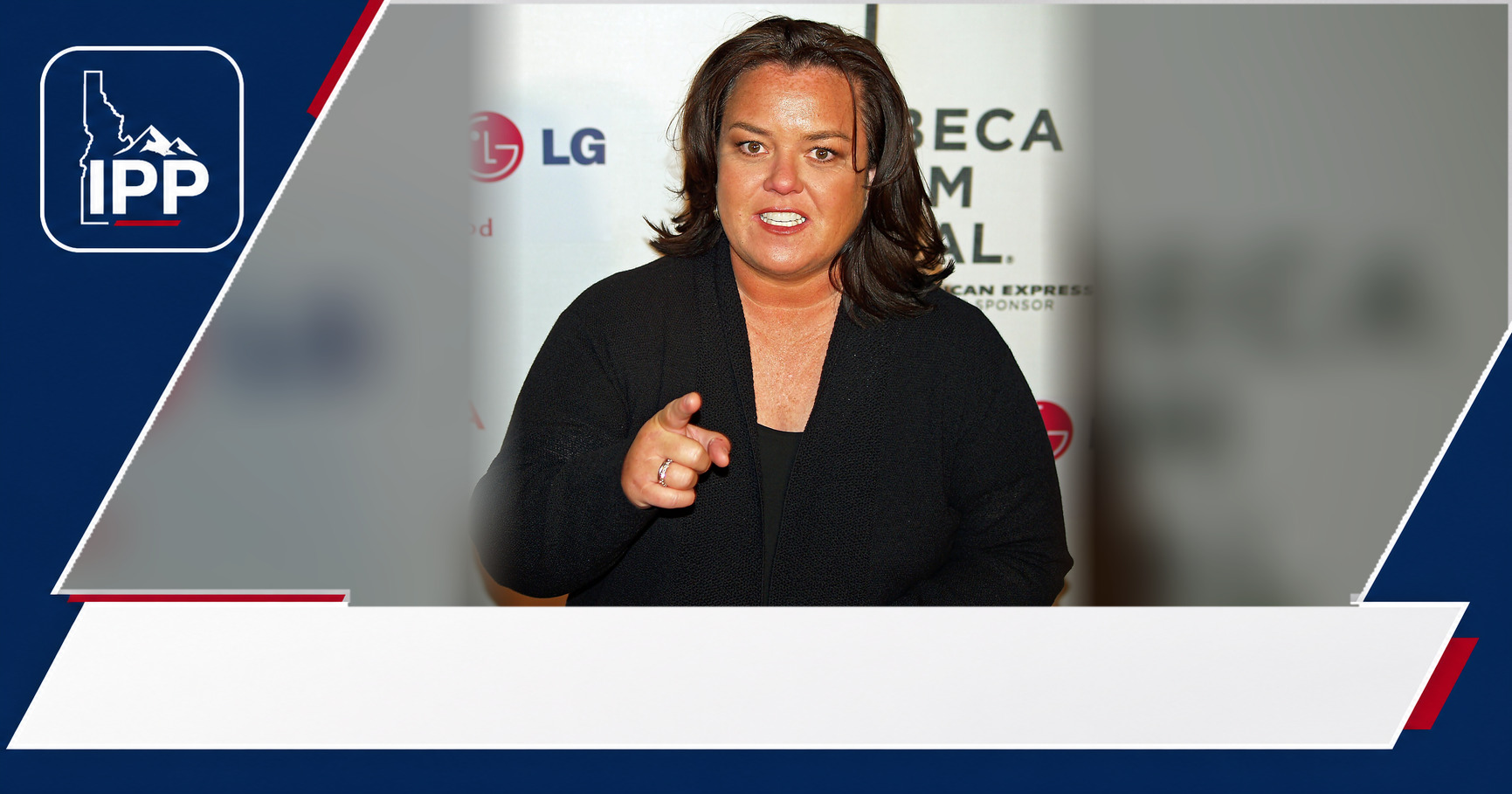 Rosie O'Donnell featured editorial graphic