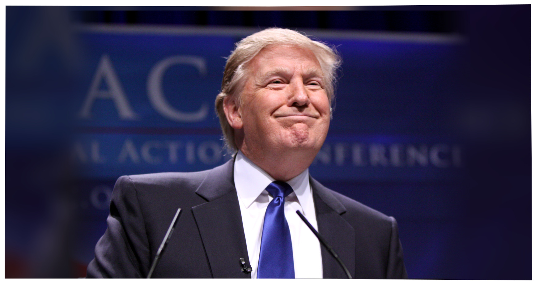 Donald Trump featured editorial graphic