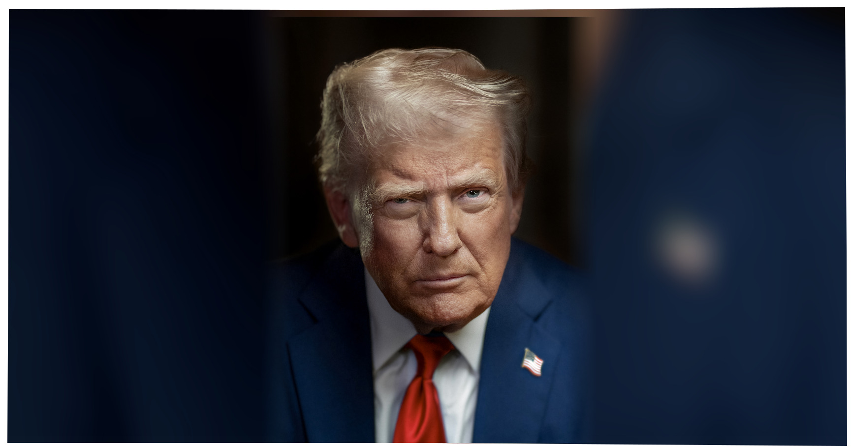 Donald Trump featured editorial graphic
