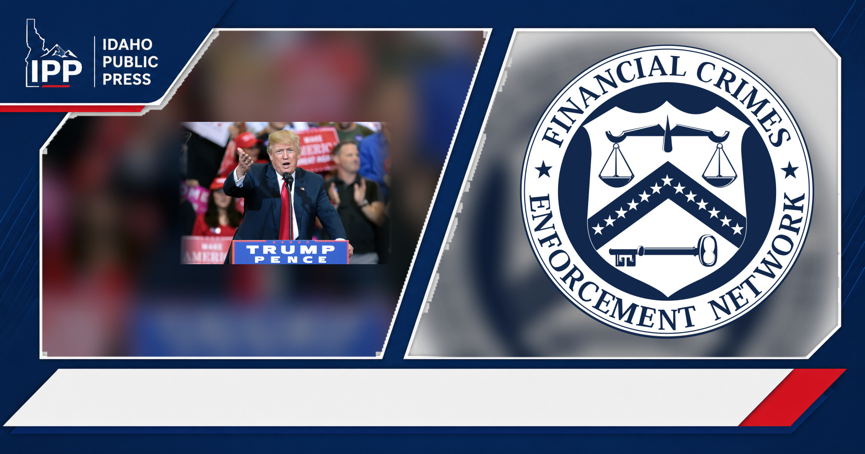 Donald Trump and United States Department of the Treasury featured editorial graphic