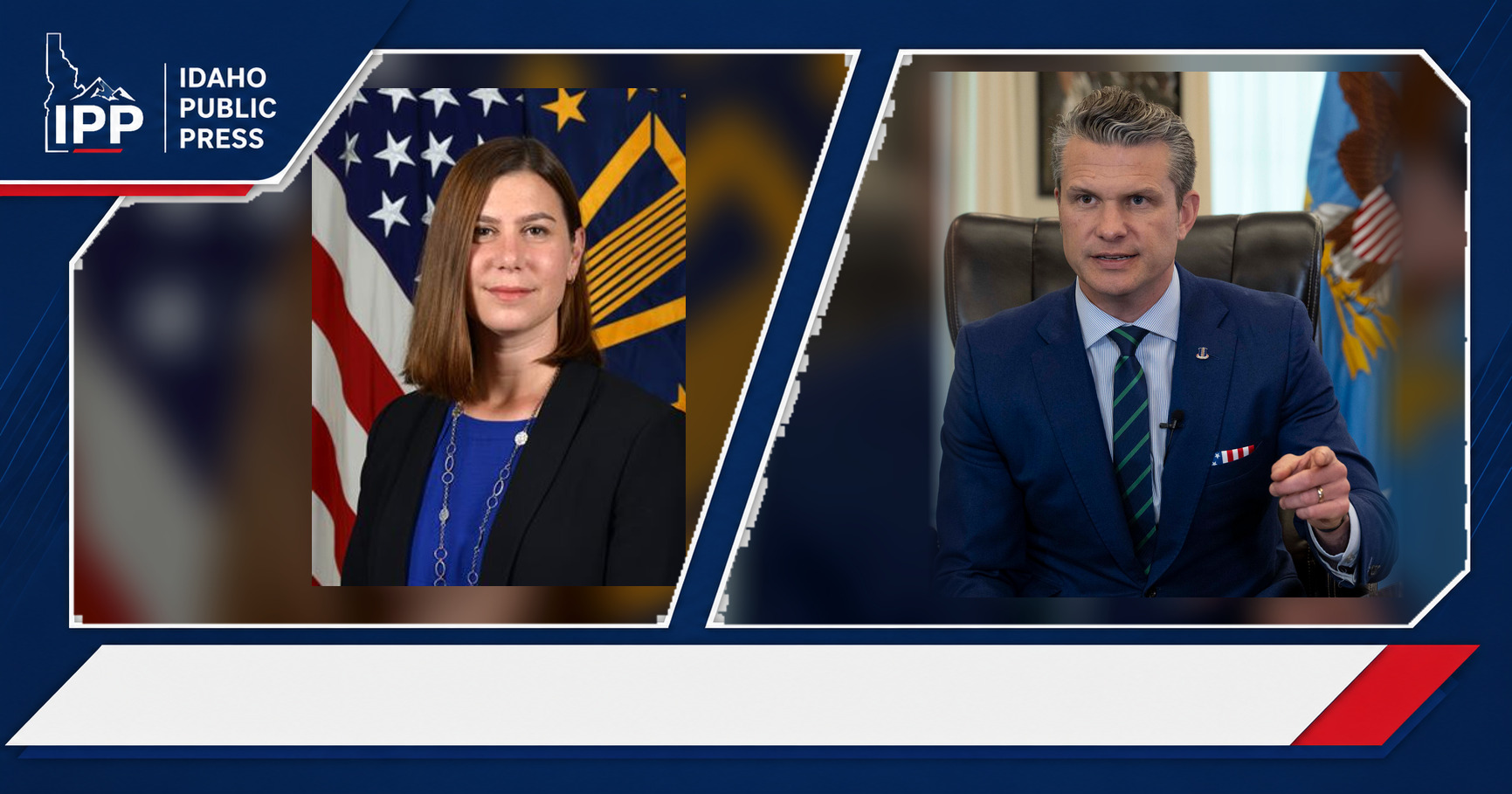 Elissa Slotkin and Pete Hegseth featured editorial graphic
