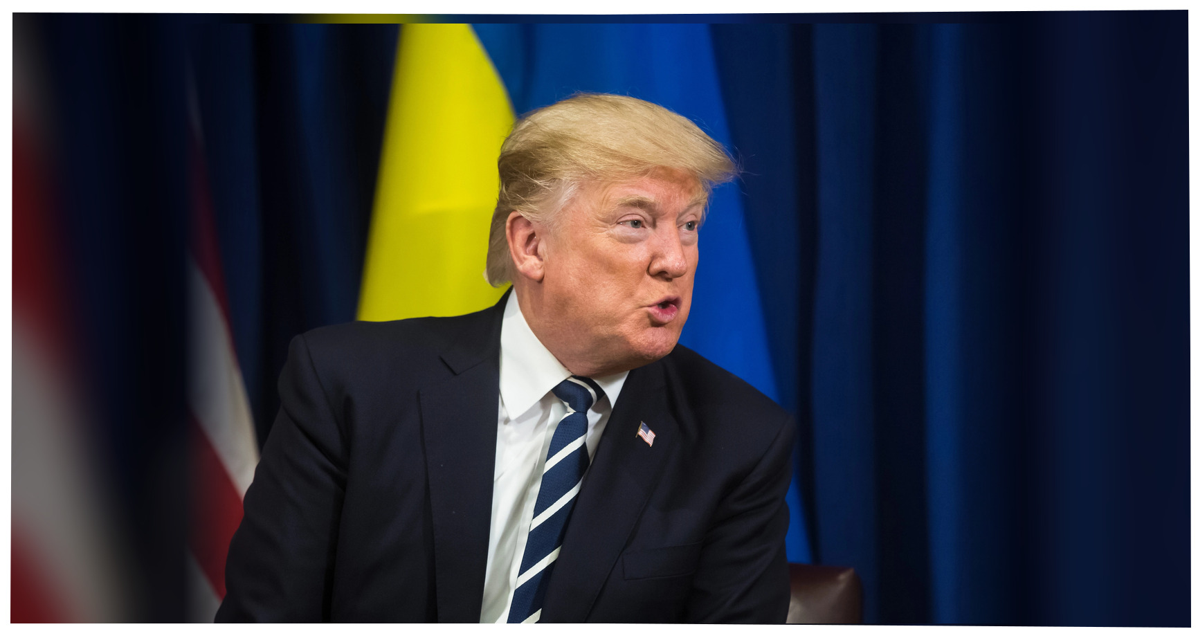 Donald Trump featured editorial graphic