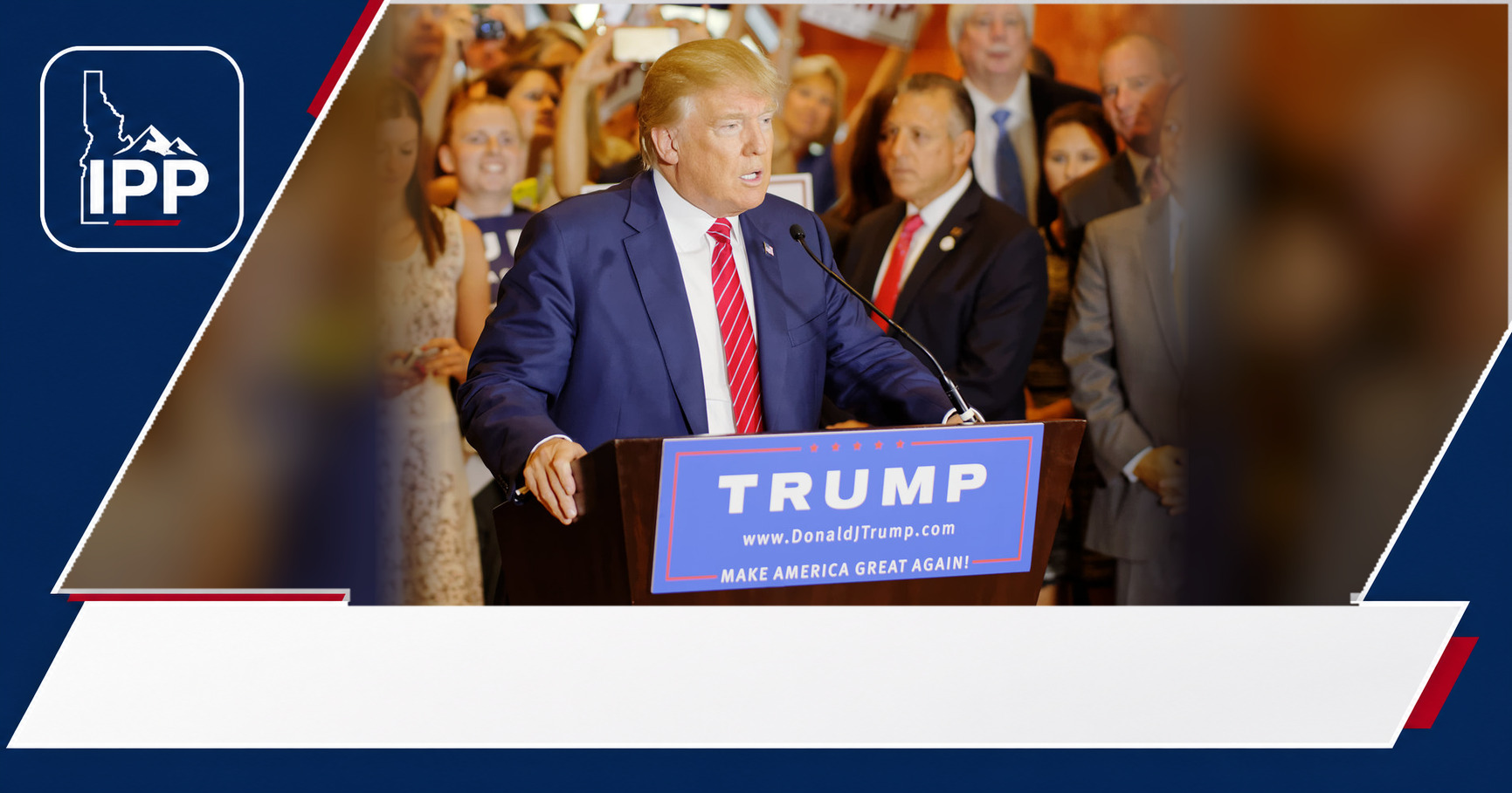 Donald Trump featured editorial graphic