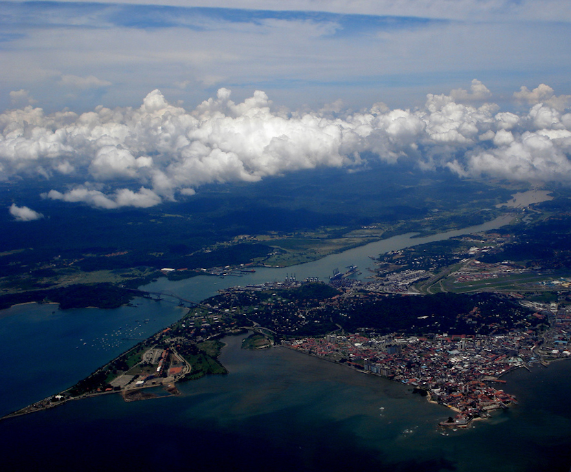 Panama Canal Pacific Side Entrance