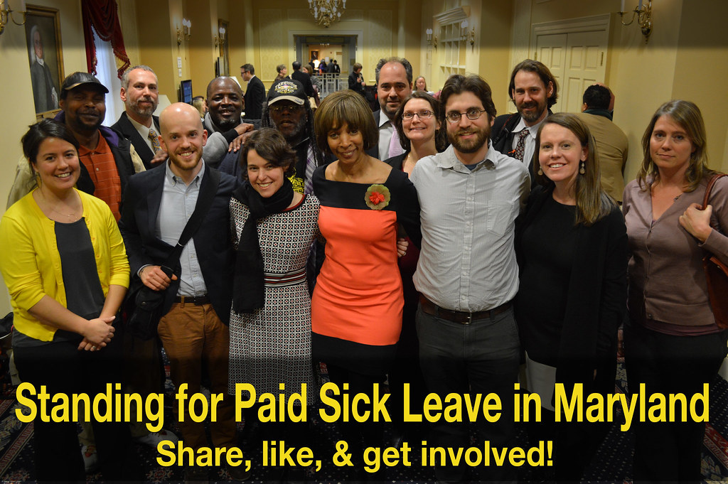 Testifying in the Maryland Senate Finance Committee for Paid Sick Leave in Maryland