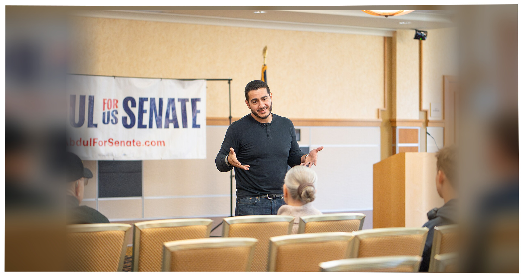 Abdul El-Sayed featured editorial graphic