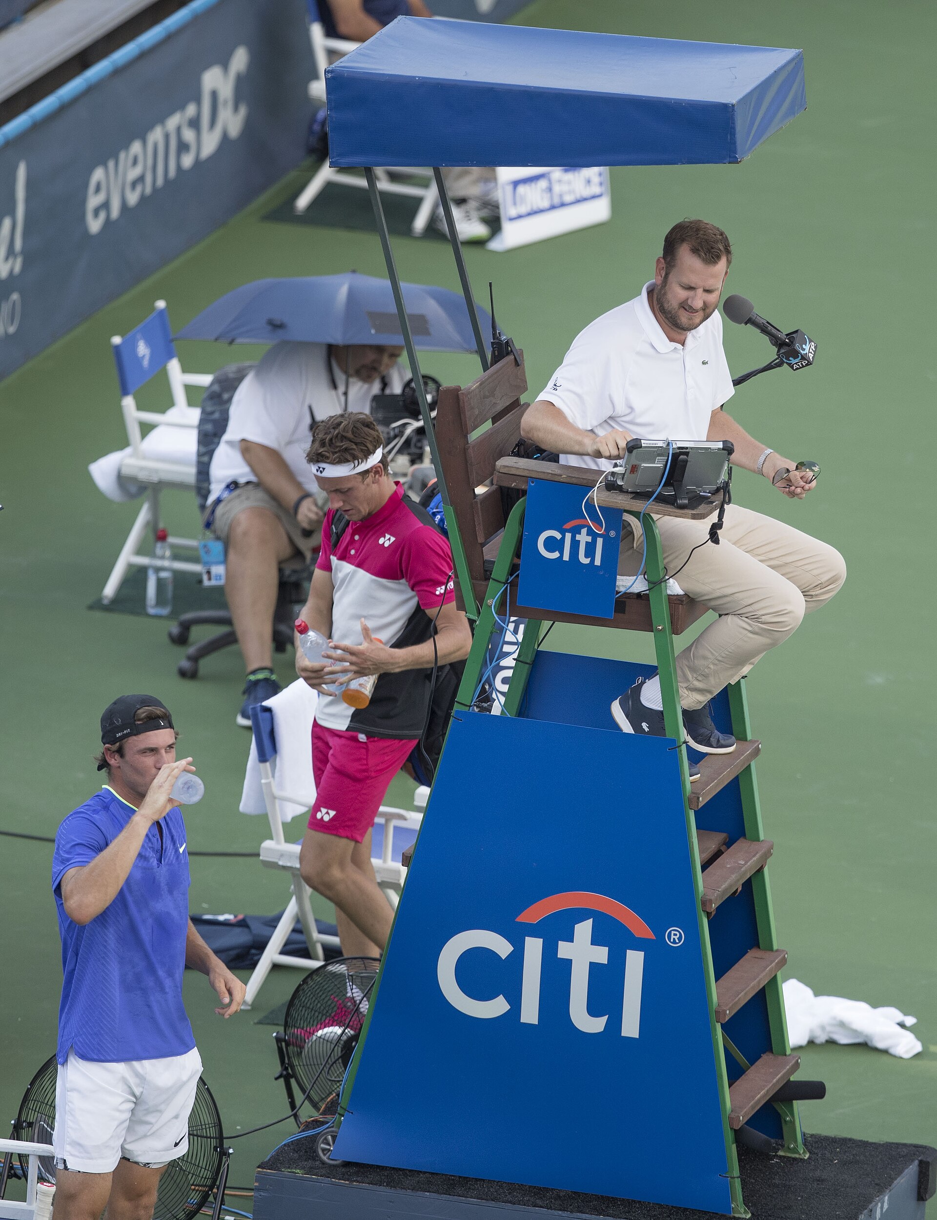 2017 Citi Open Tennis Tommy Paul, Casper Ruud (35498014173)