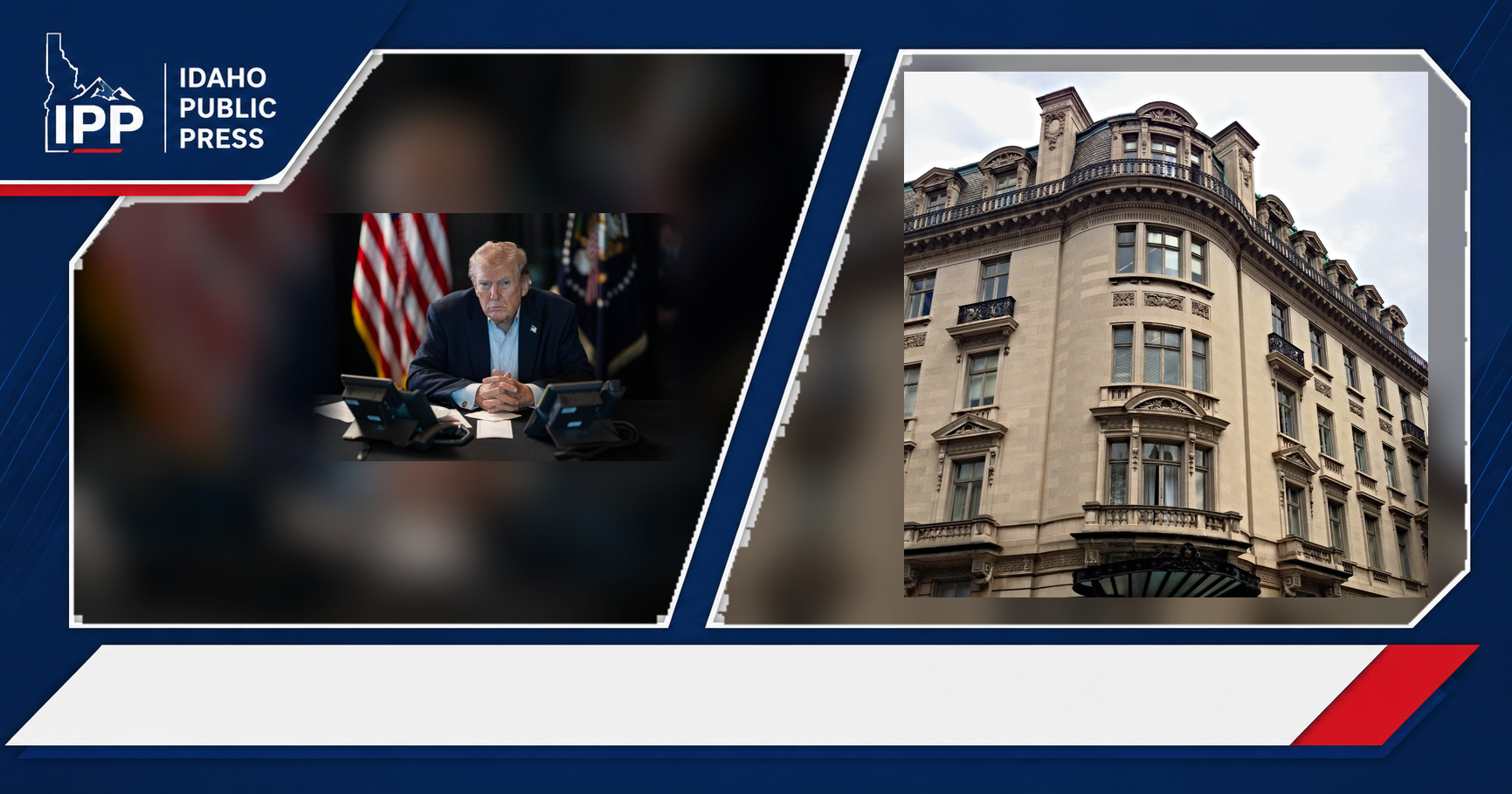 Donald Trump and National Trust for Historic Preservation featured editorial graphic