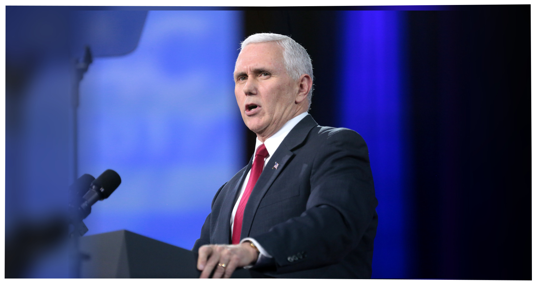 Mike Pence featured editorial graphic