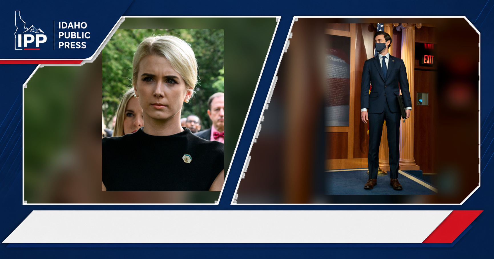 Natalie Harp and Jon Ossoff featured editorial graphic