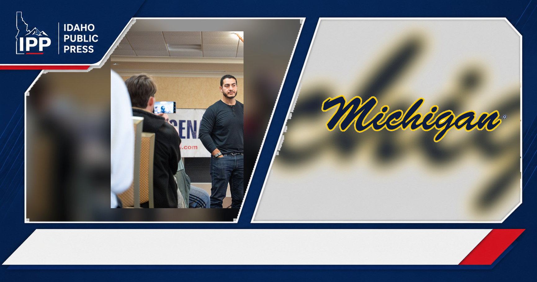 Abdul El-Sayed and University of Michigan featured editorial graphic