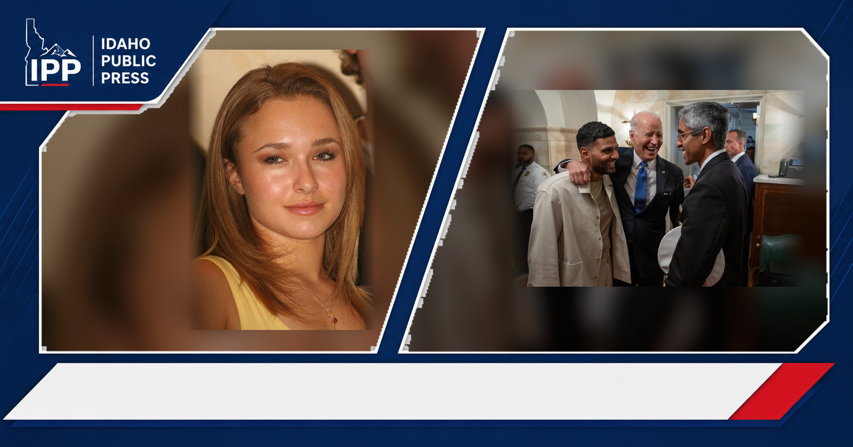 Hayden Panettiere and Jay Shetty featured editorial graphic