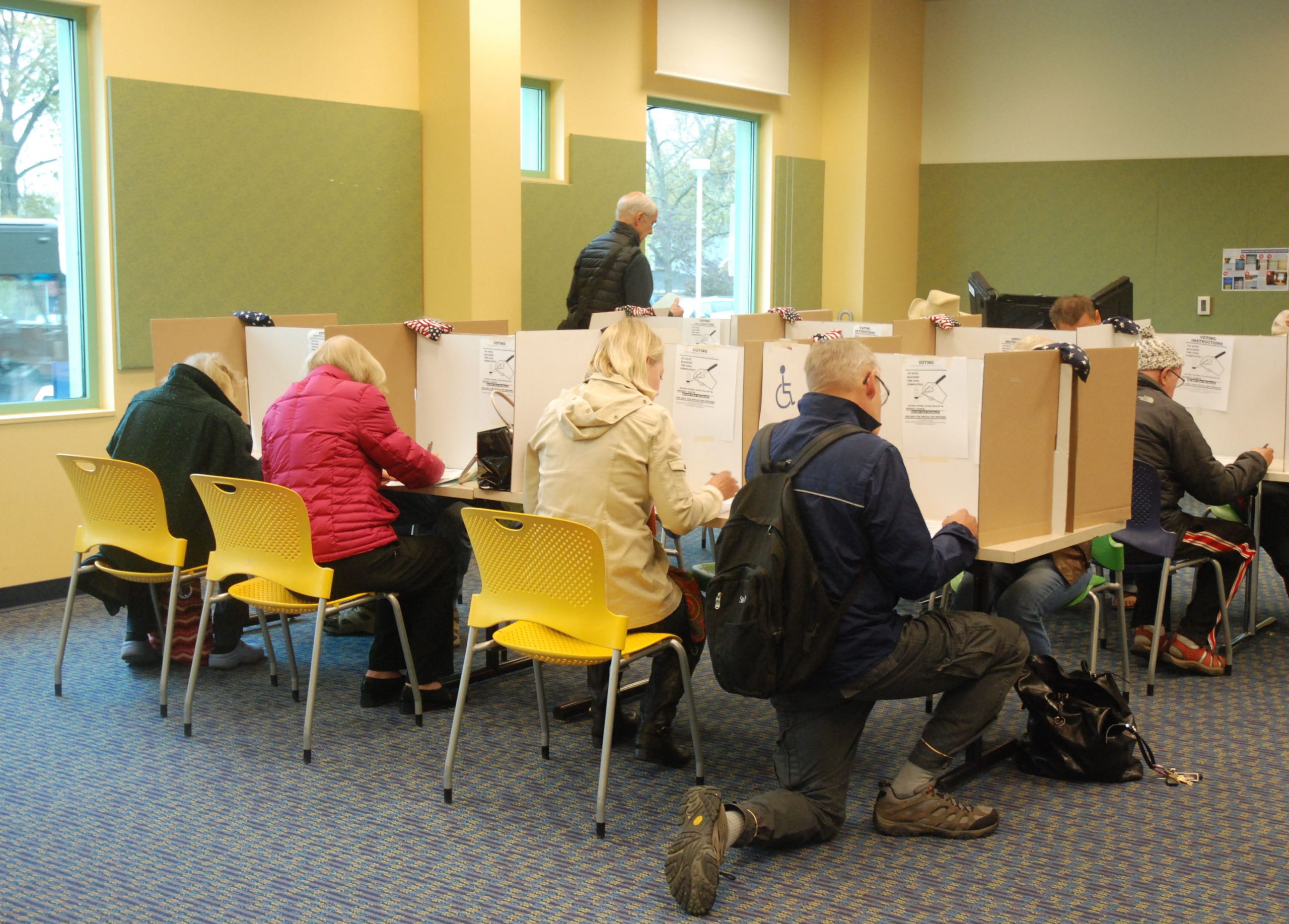 Area polls running smoothly