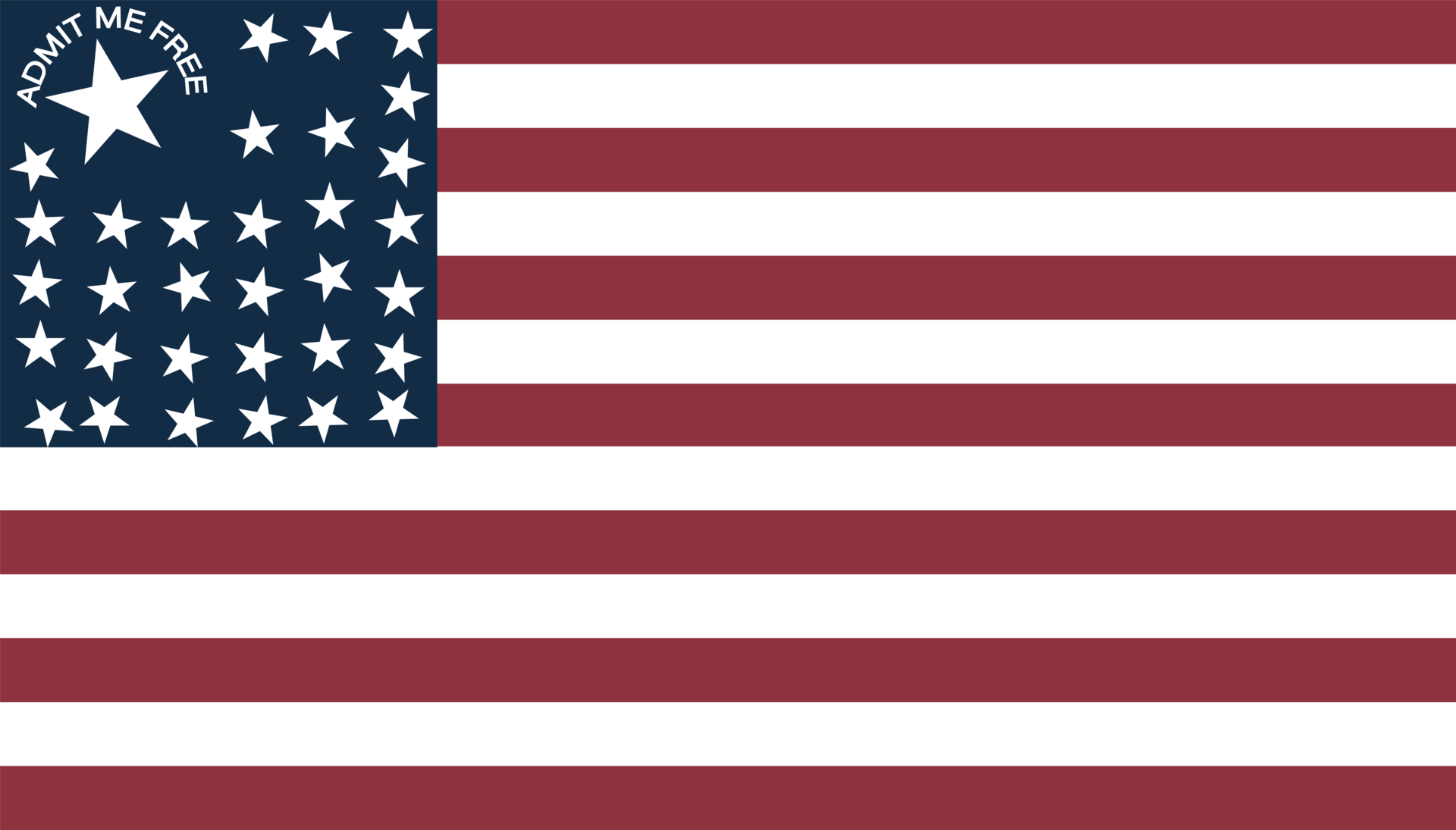 Kansas "Admit Me Free" flag